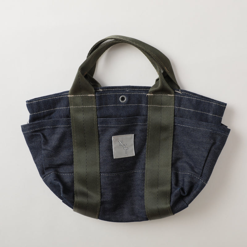 NYT T-5G Mini Tote : 10oz. denim indigo bag-006 "Dead Stock"