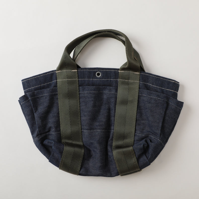 NYT T-5G Mini Tote : 10oz. denim indigo bag-006 "Dead Stock"