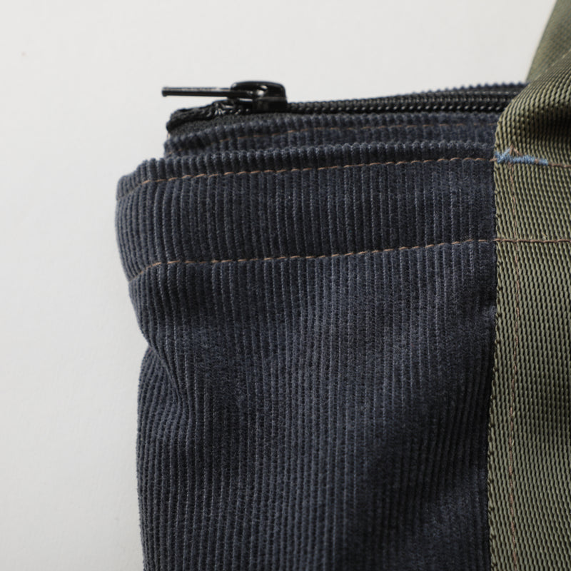 NYT T-5 Mini Tote with Zip : corduroy navy bag-008 "Dead Stock"