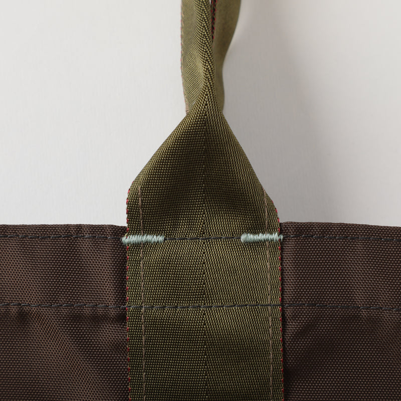 NYT Sidewalker Tote: cordura nylon brown bag-014 "Dead Stock"