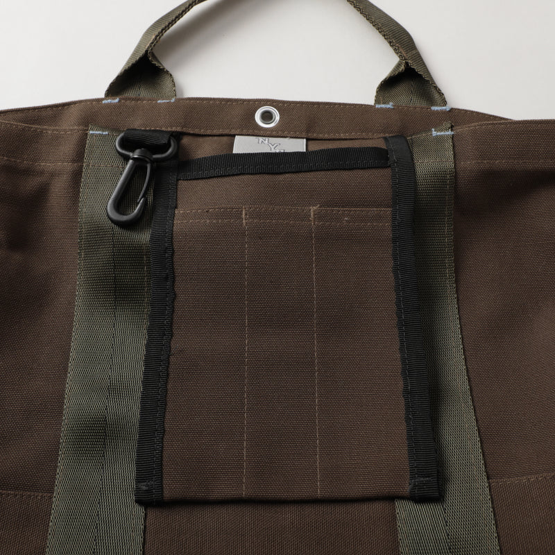 NYT T-4 Tote : cotton canvas brown bag-007 "Dead Stock"