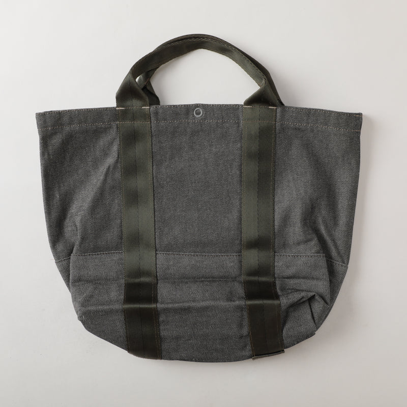 NYT T-4 Tote : 10oz. denim black bag-017 "Dead Stock"