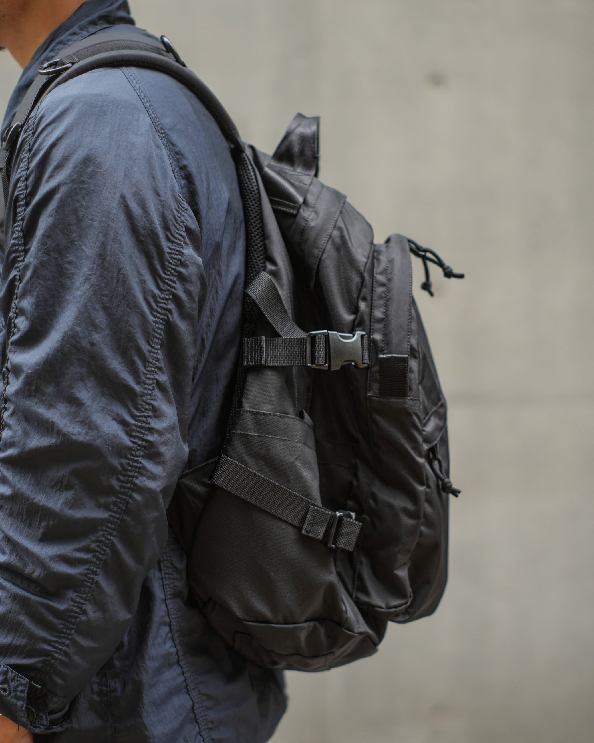 [MIS x Post O'Alls x SHIPS] #4213-BL A-I ASSAULT PACK : packcloth nylon black