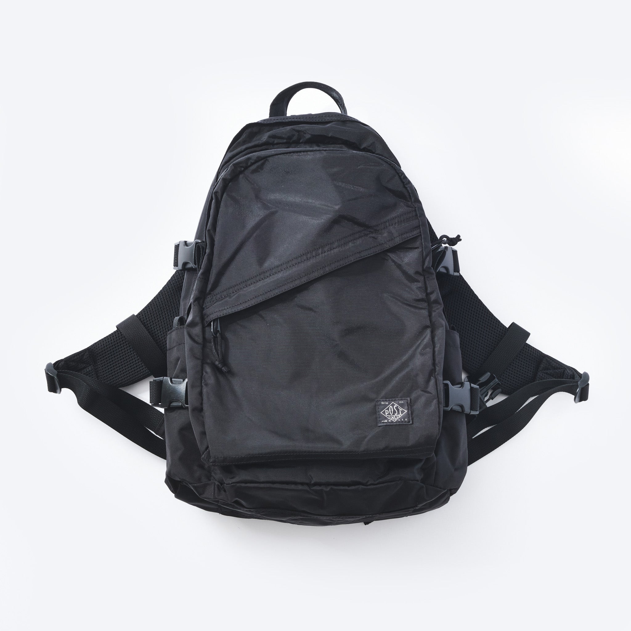 [MIS x Post O'Alls x SHIPS] #4213-BL A-I ASSAULT PACK : packcloth nylon black