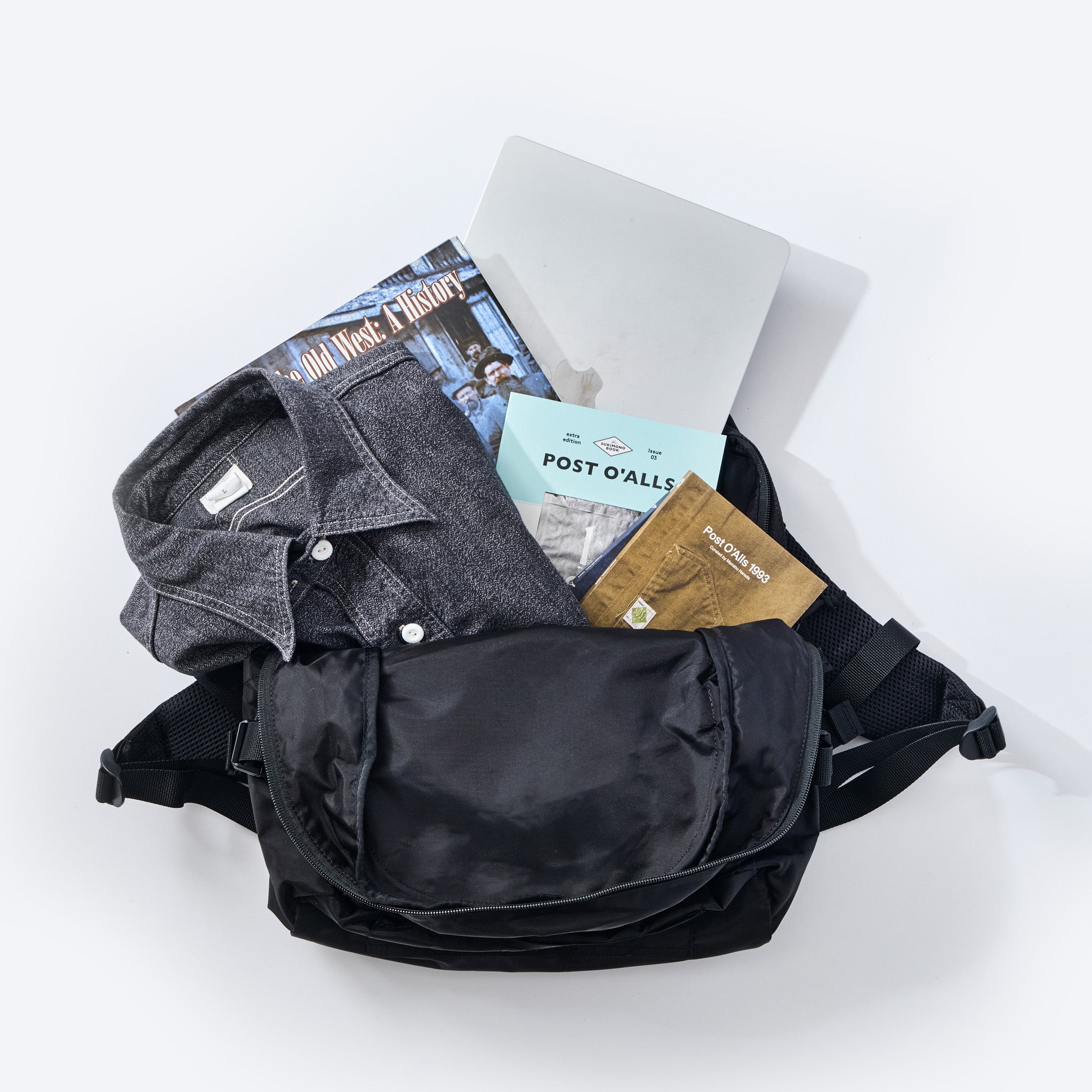 [MIS x Post O'Alls x SHIPS] #4213-CG A-I ASSAULT PACK : packcloth nylon c.grey