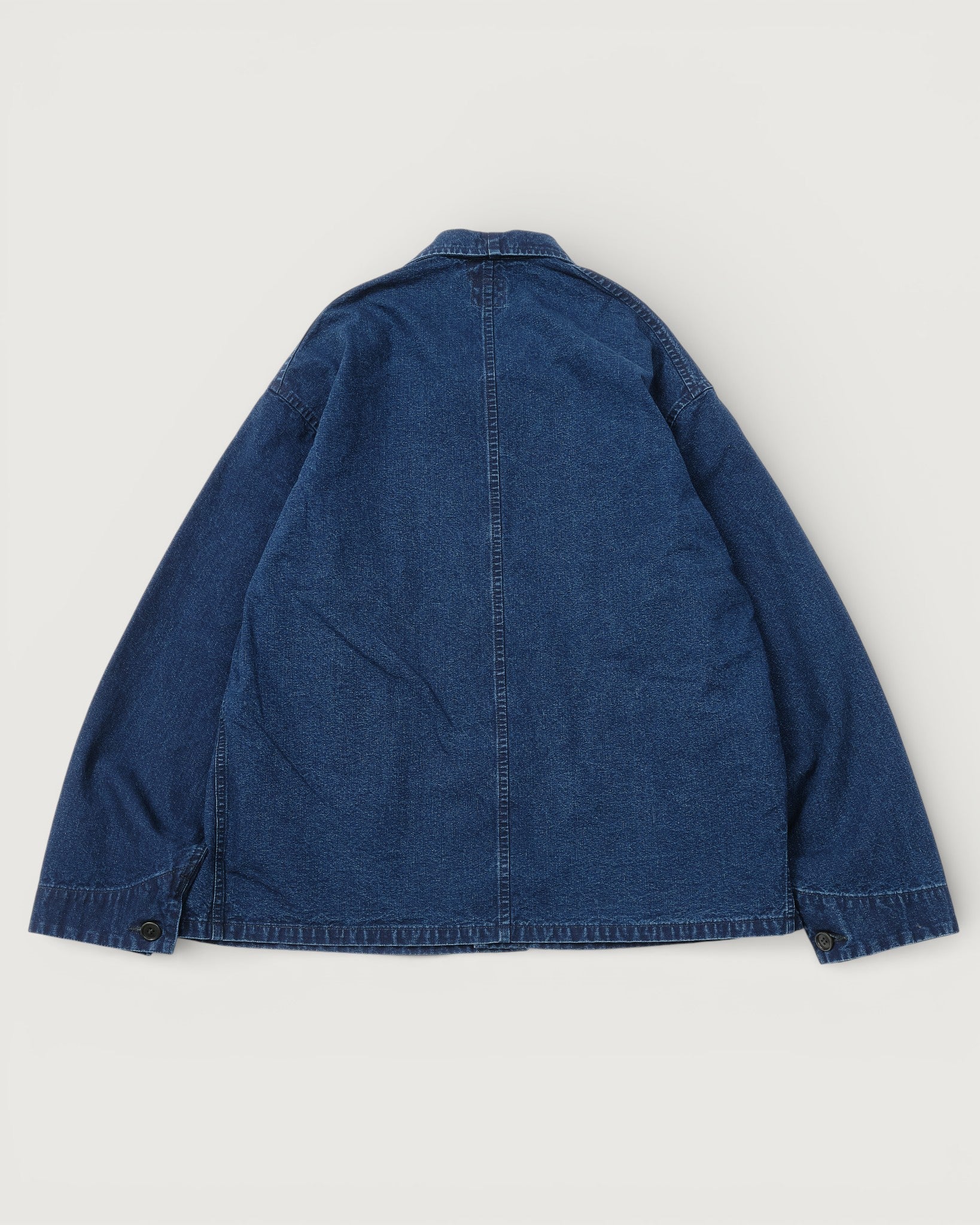 #3135-VIC POST Chinois Travail 2 : vintage indigo canvas deep washed indigo