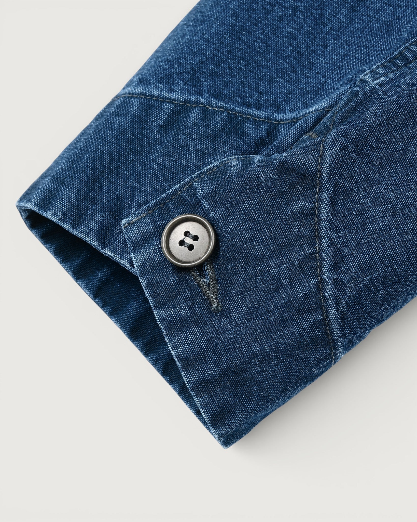 #3135DV-VIC POST Chinois Travail 2 DV : vintage indigo canvas deep washed indigo