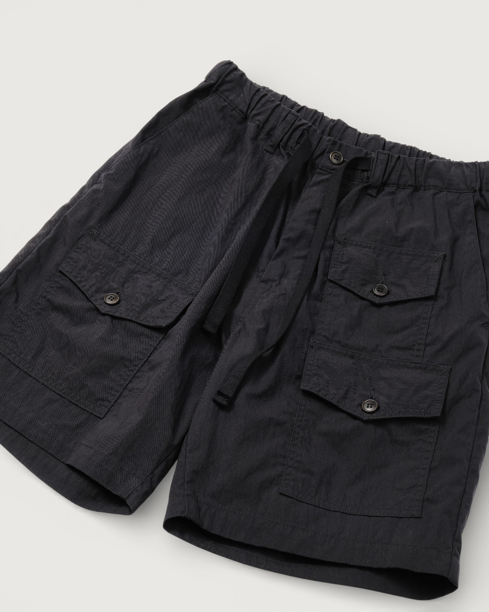 #3322S-ETB Town & Country Shorts : 60/40 twill black