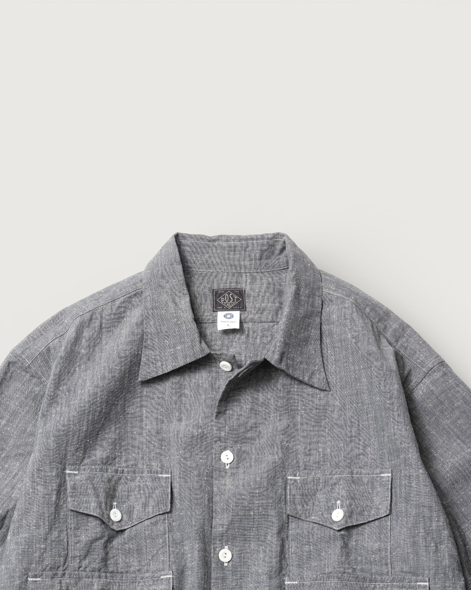 #3230-HC Town & Country HAVANA : homespun chambray grey
