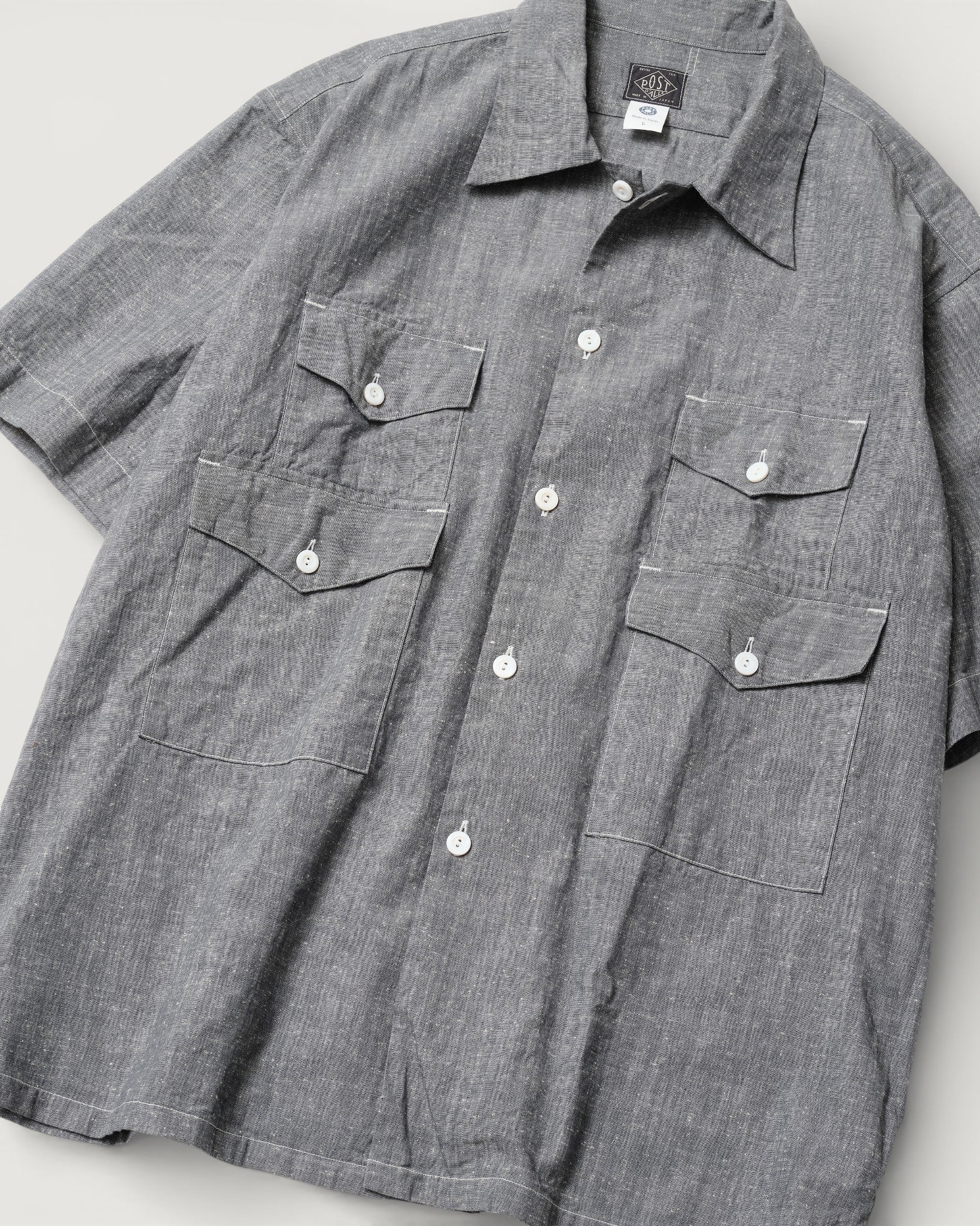 #3230-HC Town & Country HAVANA : homespun chambray grey