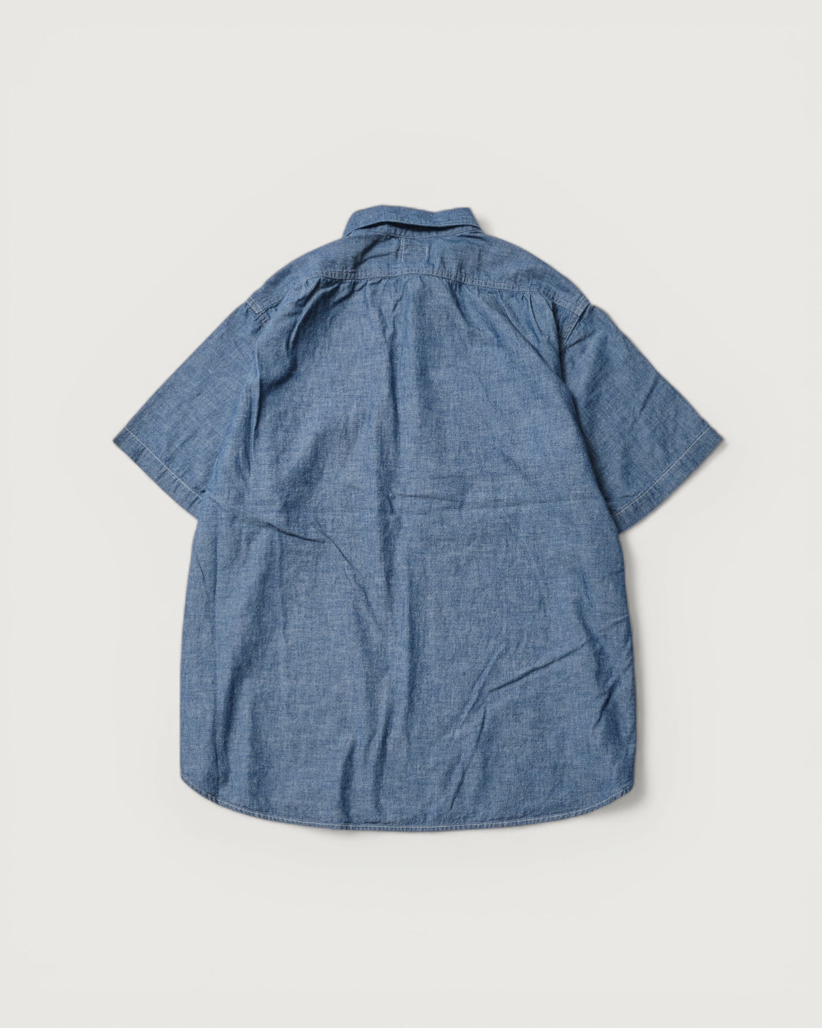 #3213S-CC NAVY CUT S/S : classic chambray indigo