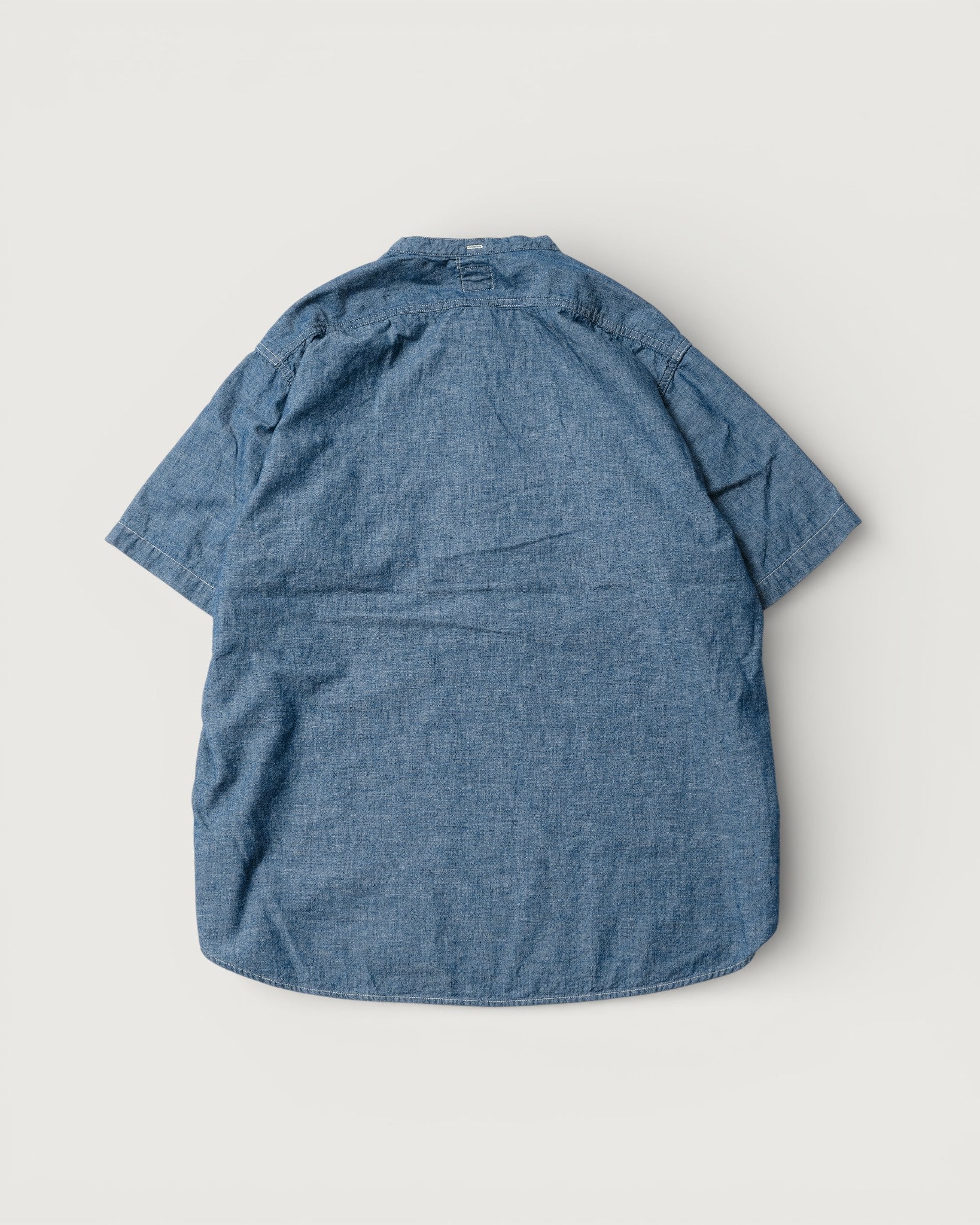 #3213SB-CC NAVY CUT~Band S/S : classic chambray indigo
