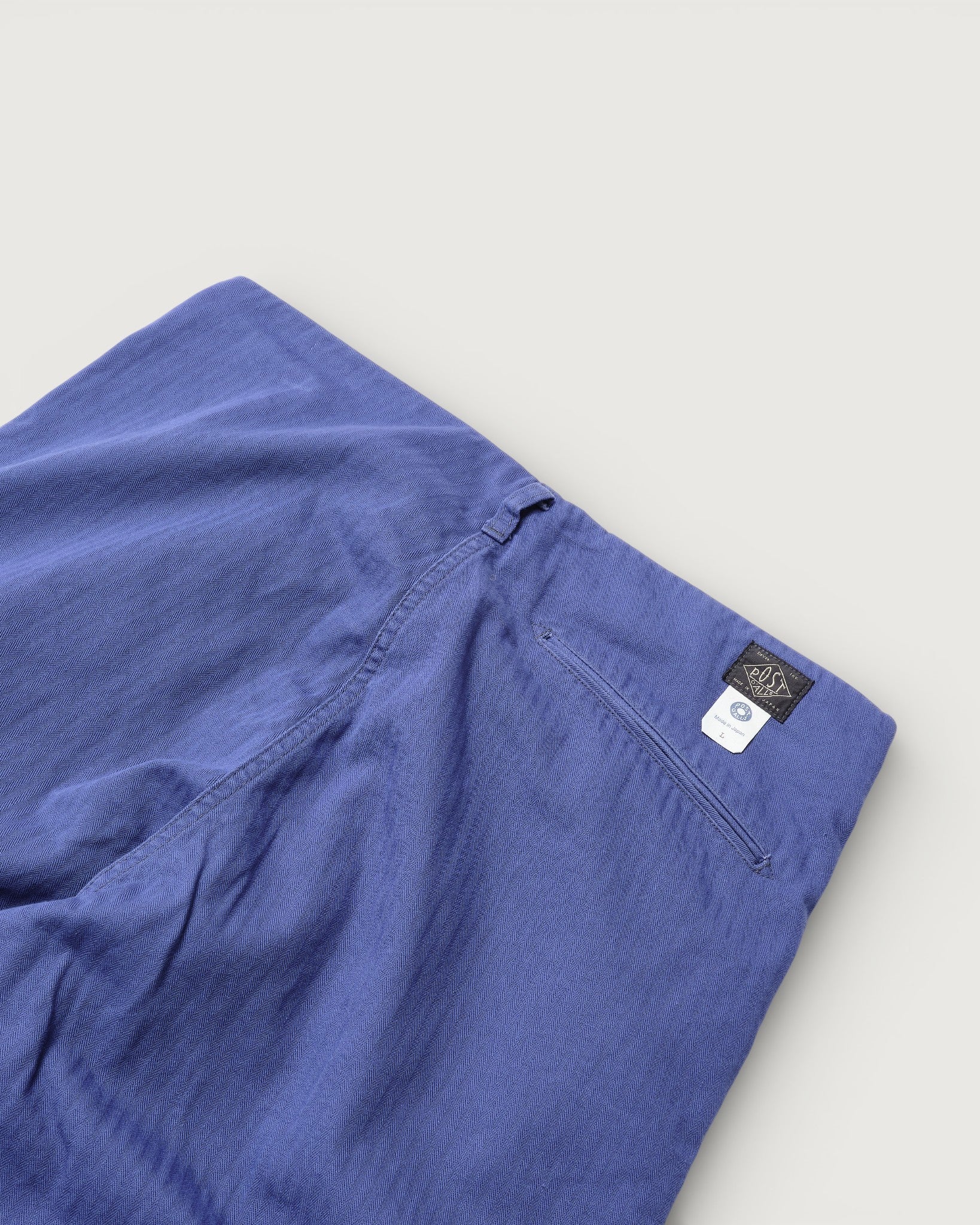 #3326-MH6 California Pegtop : mini HBT blue