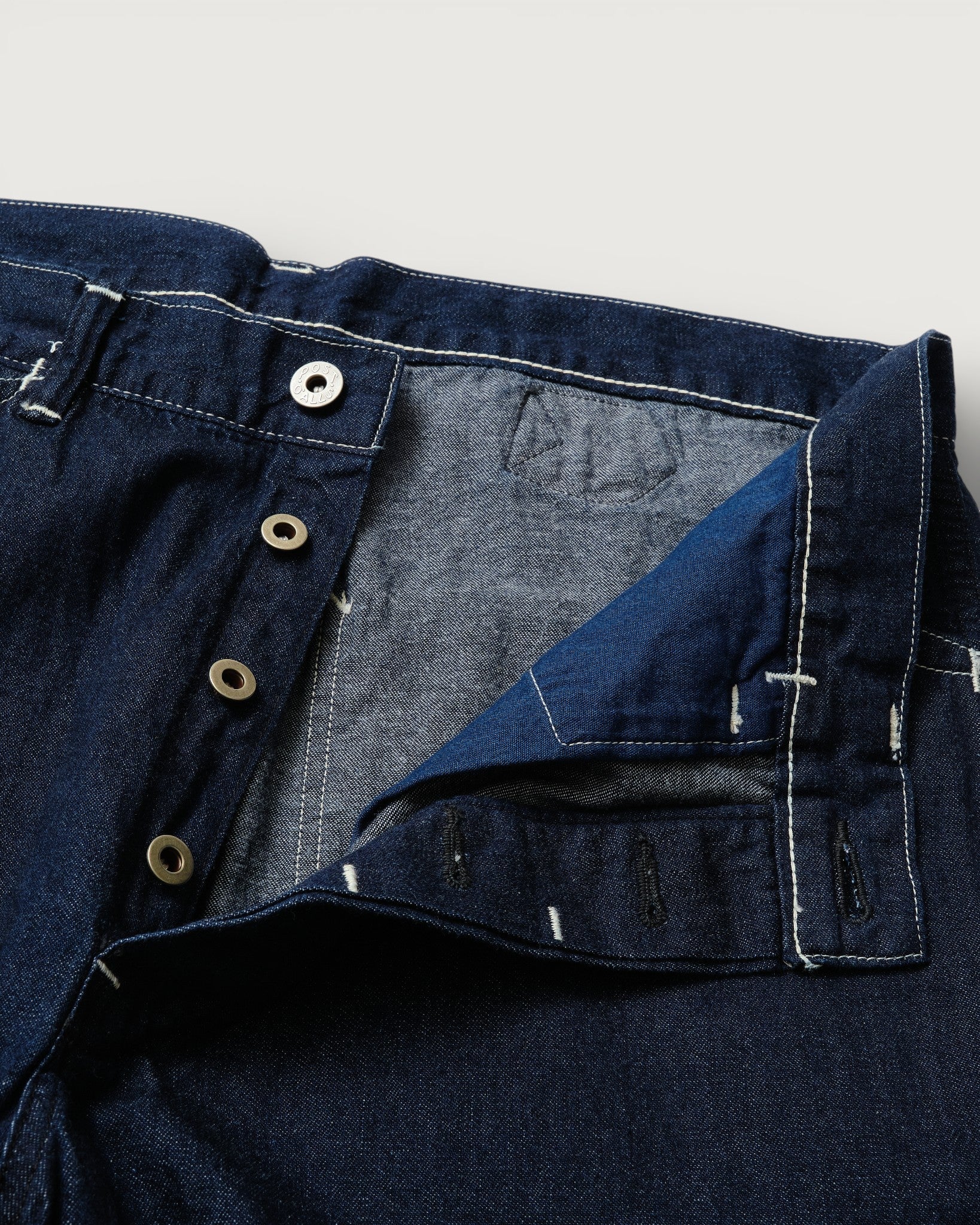#3327-8DI SWEETBEAR Bandtop : 8oz.denim dark indigo