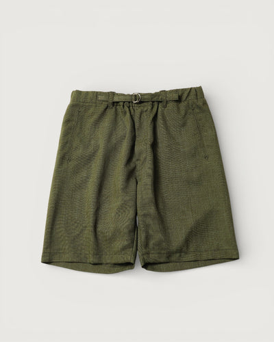 #3307CPS-TOO POST Coach Shorts : tech oxford olive flash