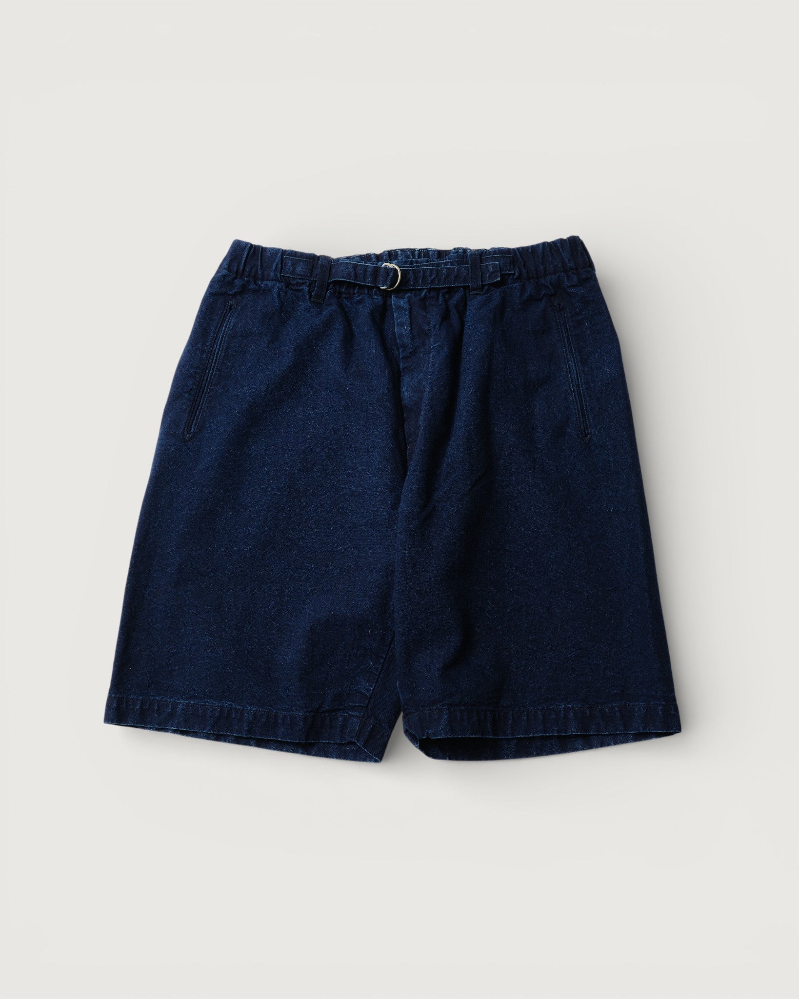 #3307CPS-VIC POST Coach Shorts : vintage indigo canvas deep washed indigo