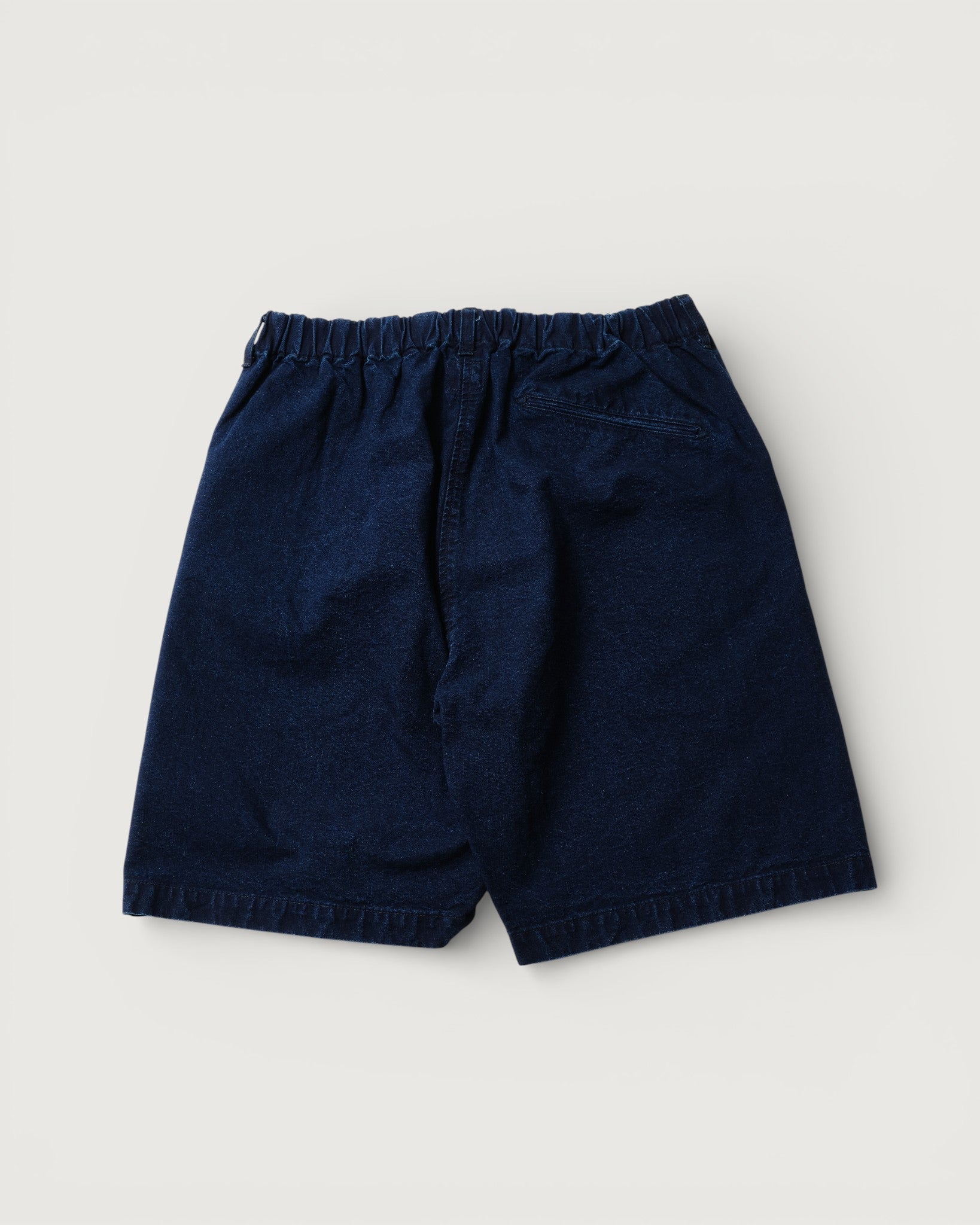 #3307CPS-VIC POST Coach Shorts : vintage indigo canvas deep washed indigo