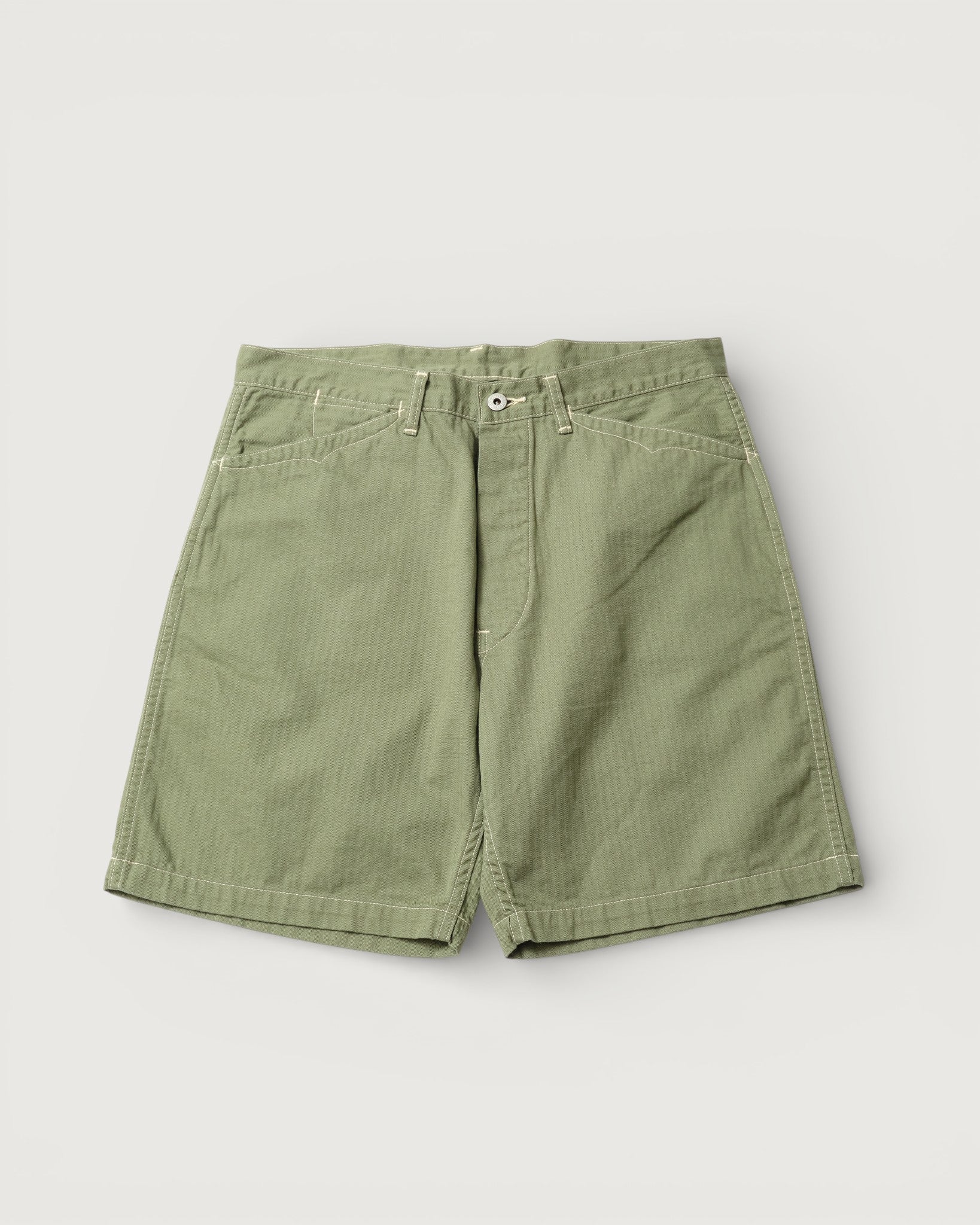 #3327S-MH5 SWEETBEAR Short : mini HBT sage