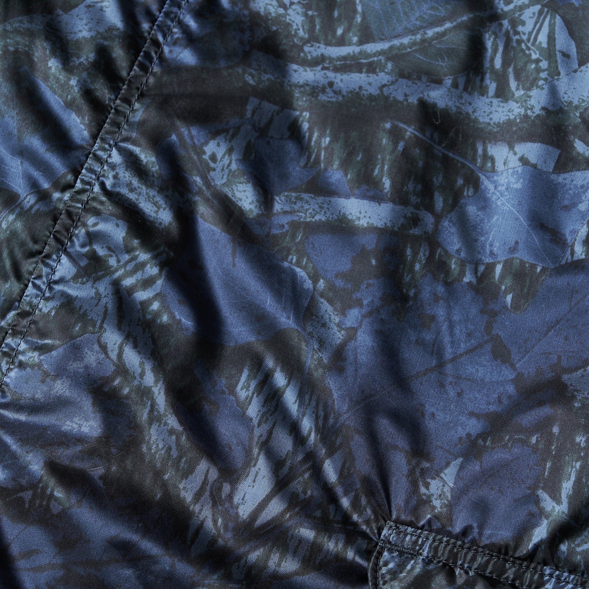 #1267B-NC2 Royal Traveler Shirt-1/2 : nylon forest camo blue jungle