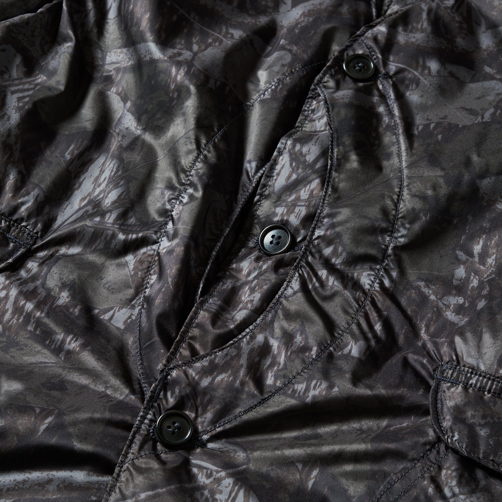 #1267B-NC3 Royal Traveler Shirt-1/2 : nylon forest camo grey jungle