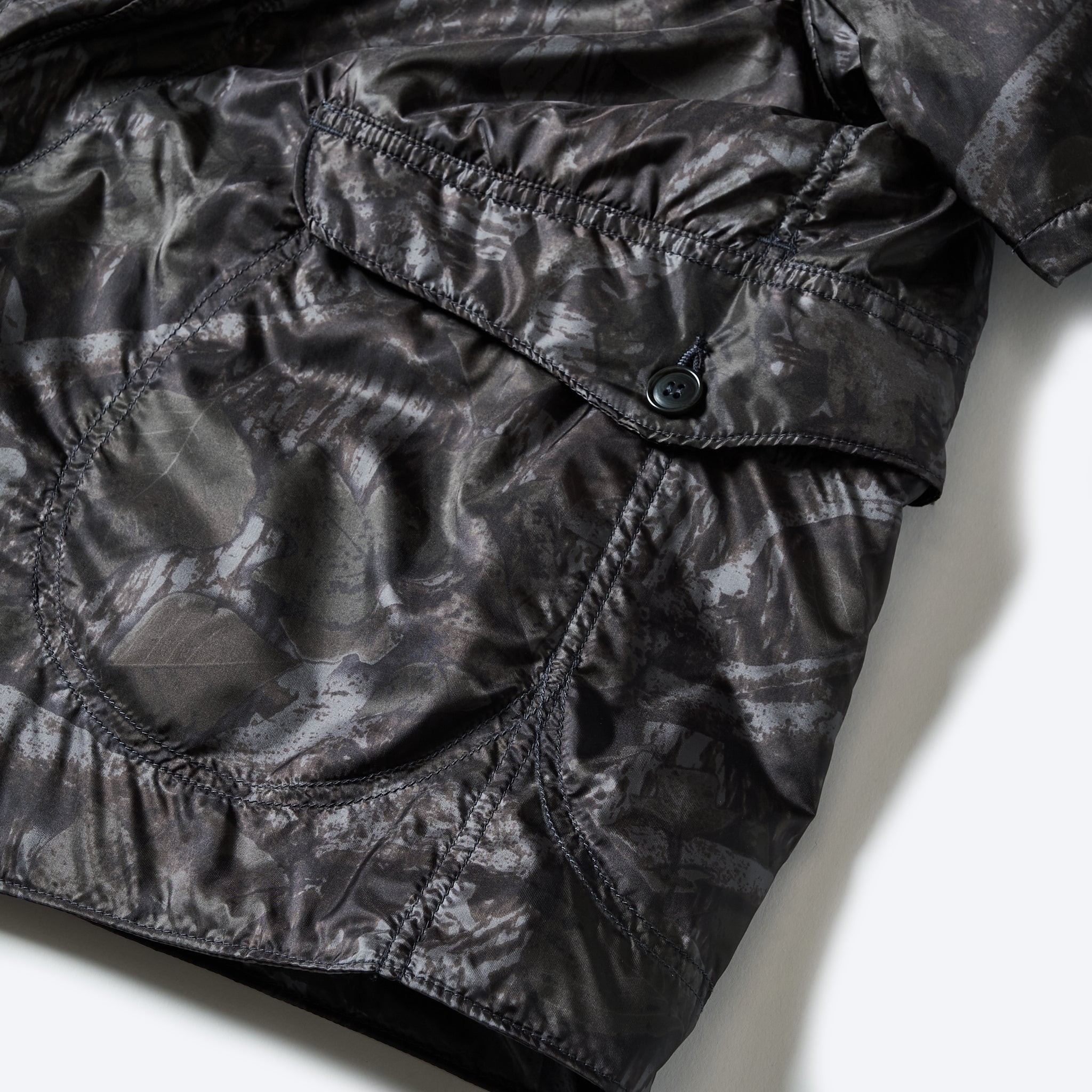 #1267B-NC3 Royal Traveler Shirt-1/2 : nylon forest camo grey jungle