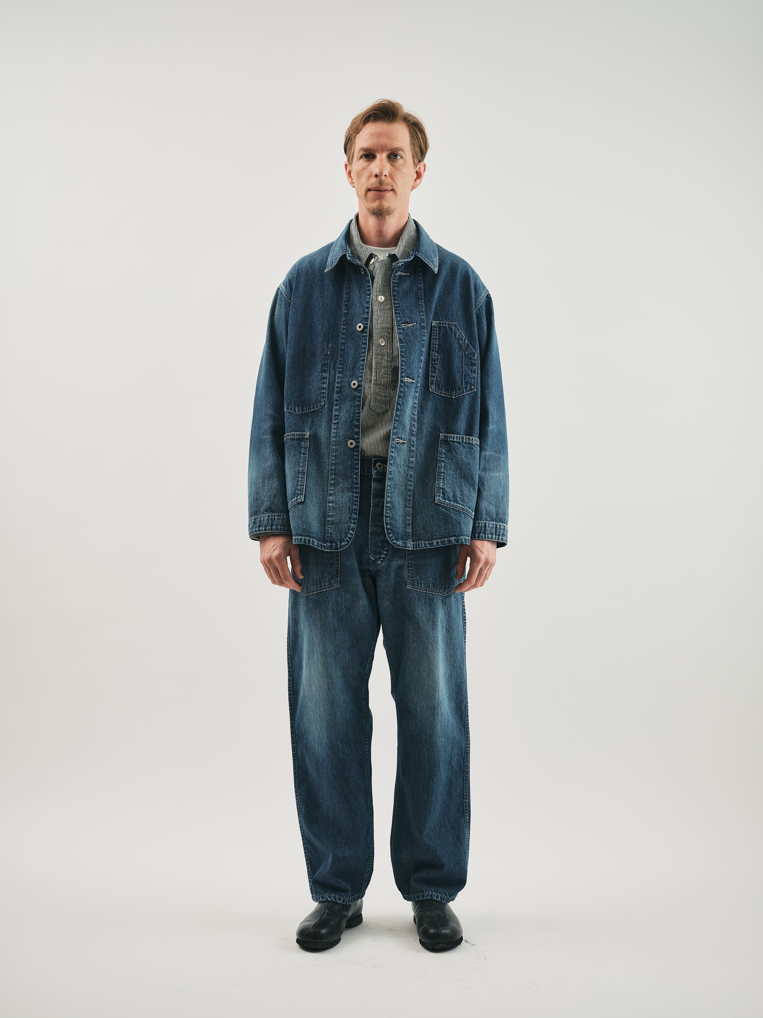 #1101-01W No.1 Jacket : 10 oz.denim indigo worn wash