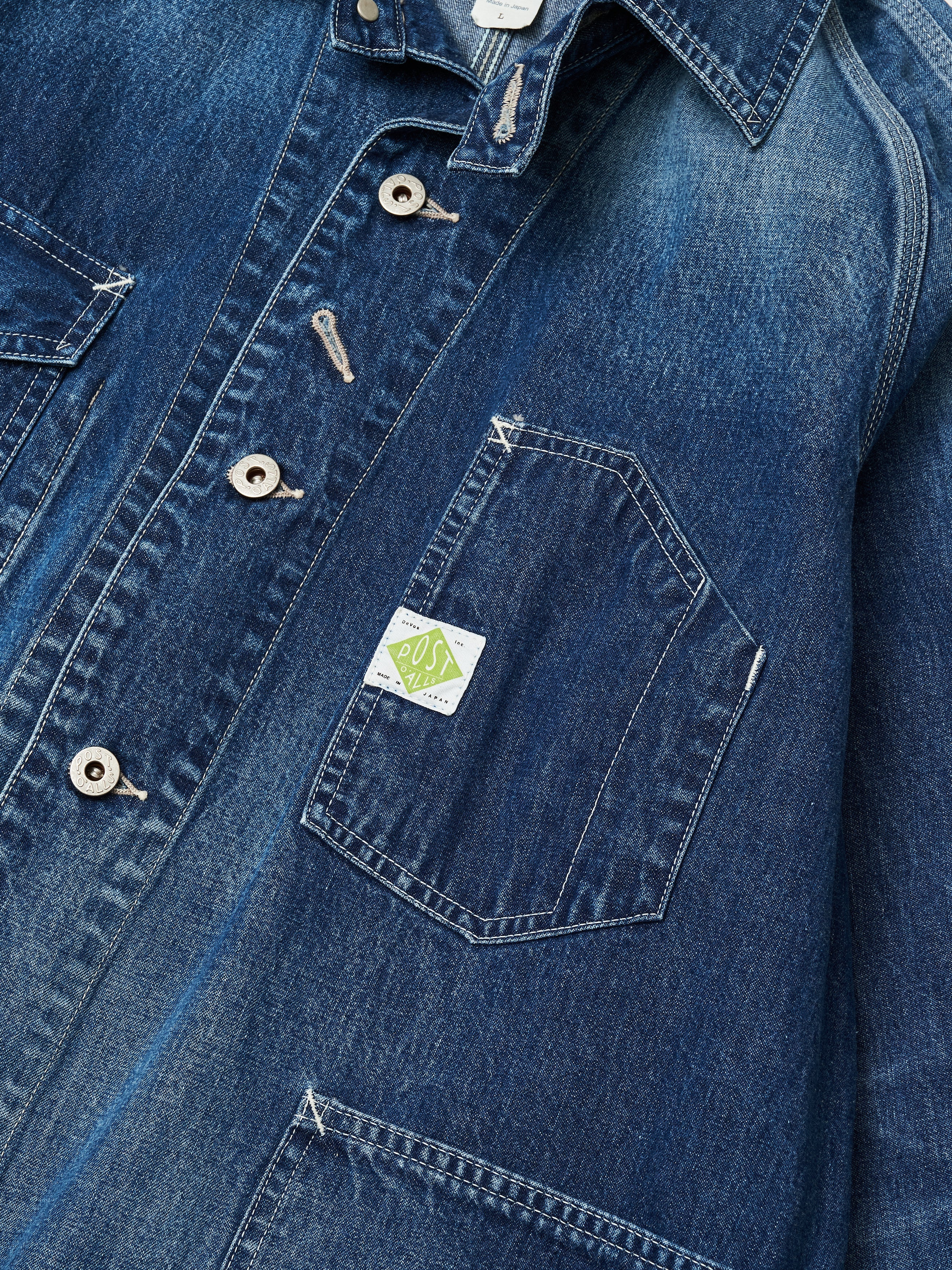 #1102-01W Engineers' Jacket : 10 oz.denim indigo worn wash