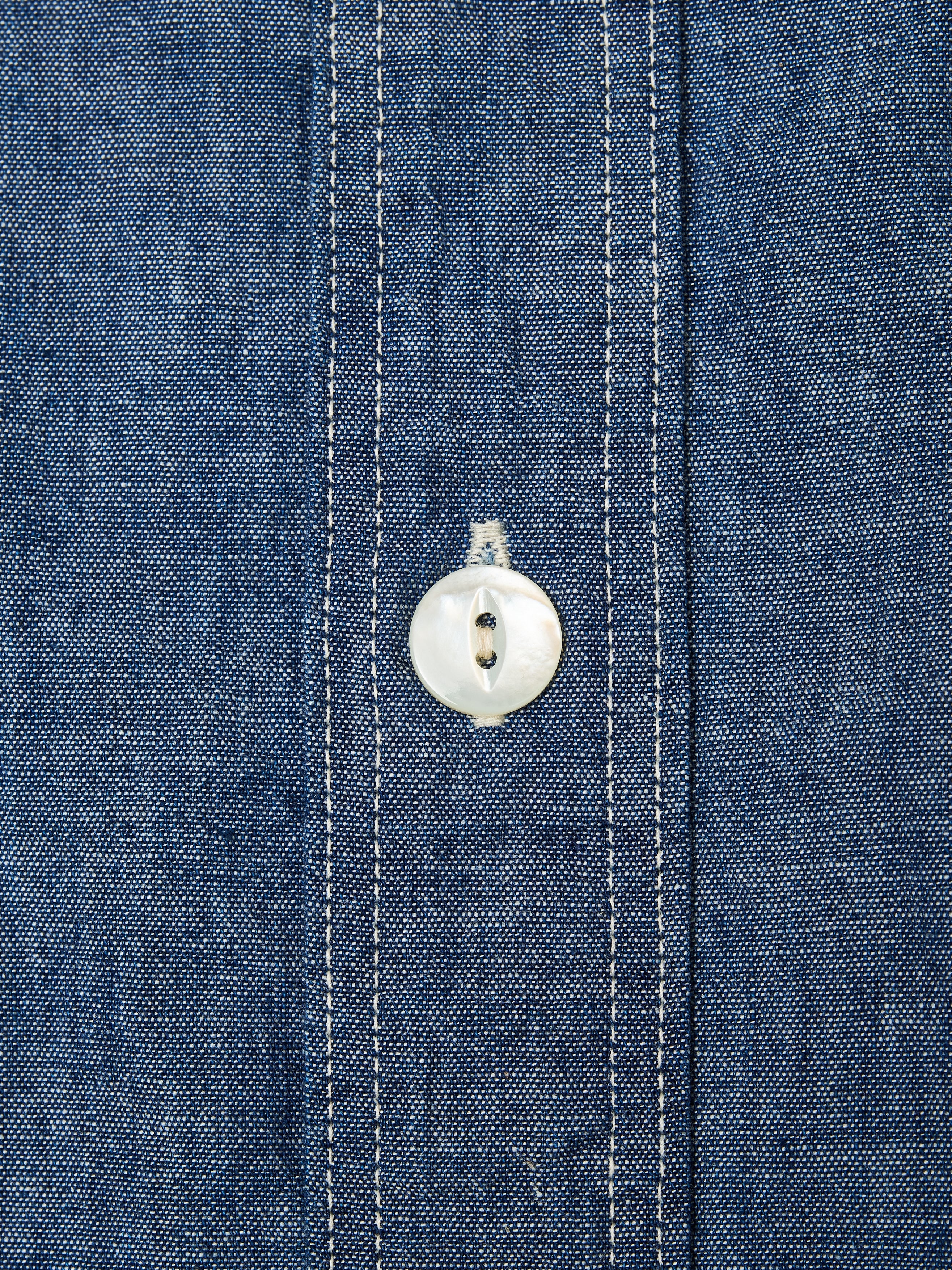 #1206-11 No.6 Shirt : classic chambray indigo