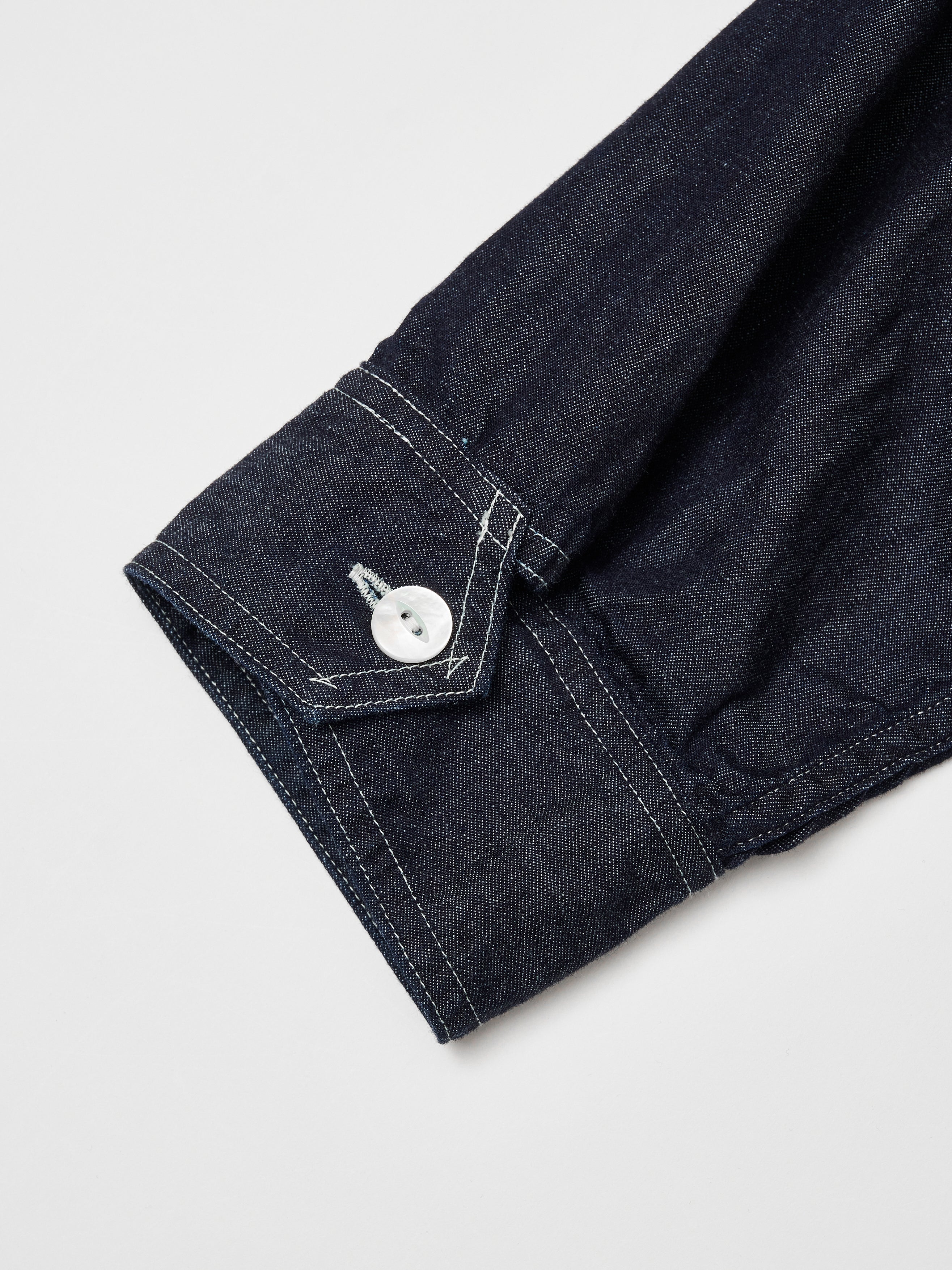#1206-LD No.6 Shirt : light denim indigo