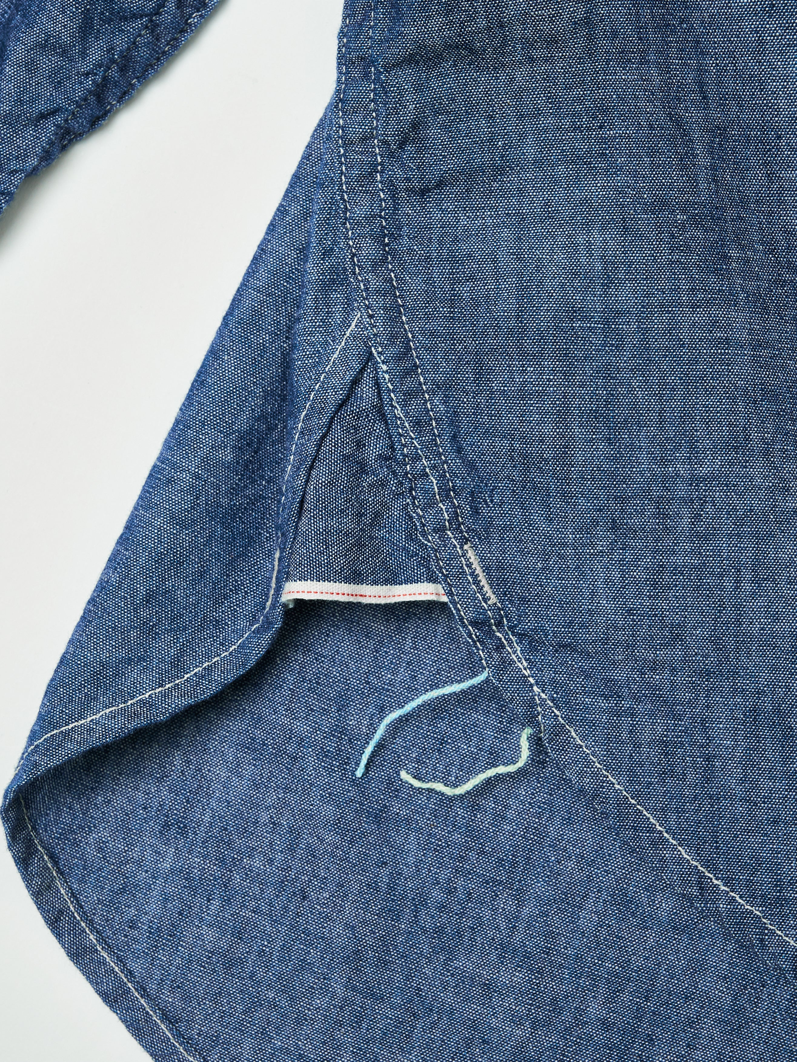 #1202-11 No.2 Shirt : classic chambray indigo