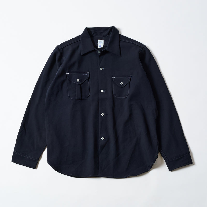 EZ Cruz : wool heavy cavalry twill navy "Dead Stock"