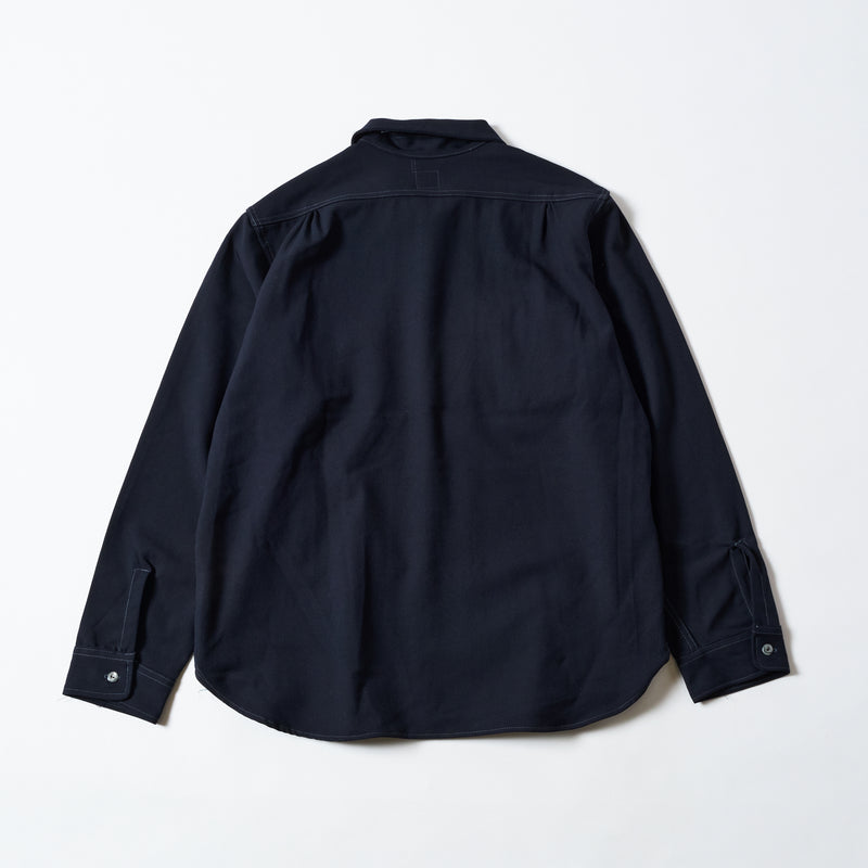 EZ Cruz : wool heavy cavalry twill navy "Dead Stock"