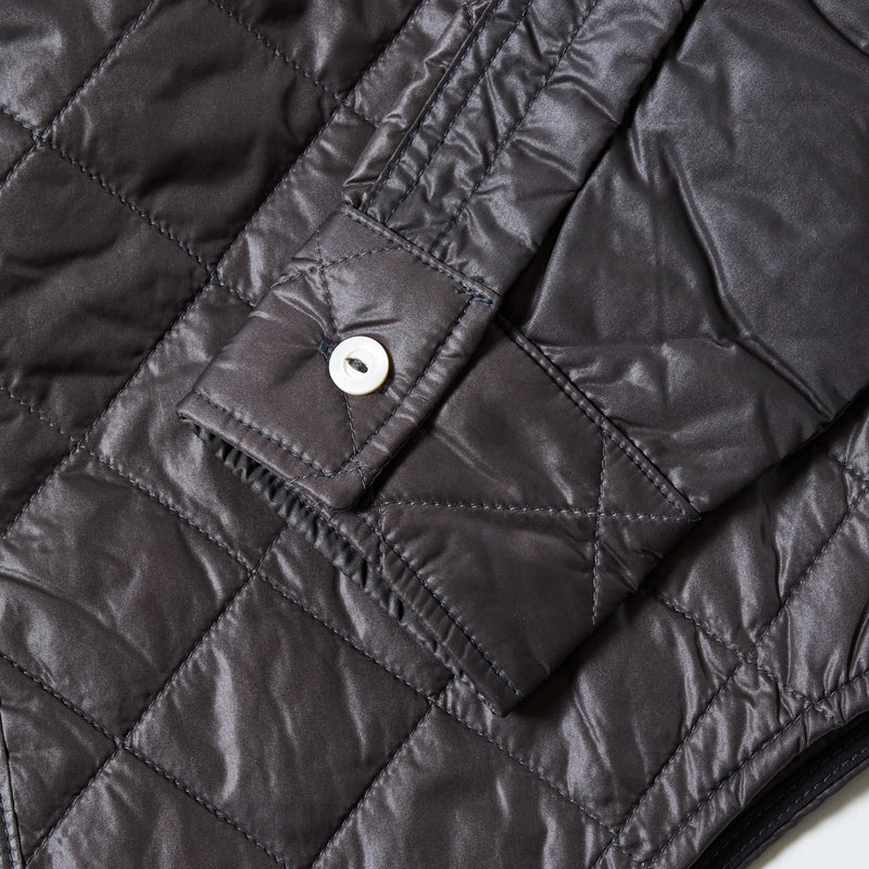 C-POST w/Thinsulate : quilted nylon taffeta grey with polyfill "Dead Stock"