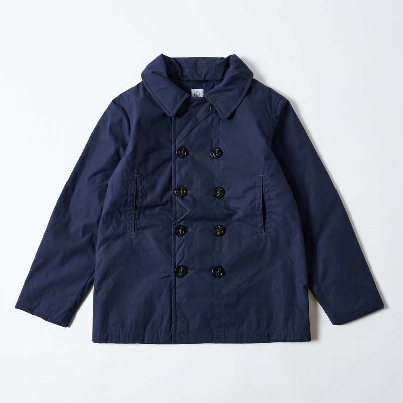 P-POST(short) : cotton typewriter navy with polyfill "Dead Stock"