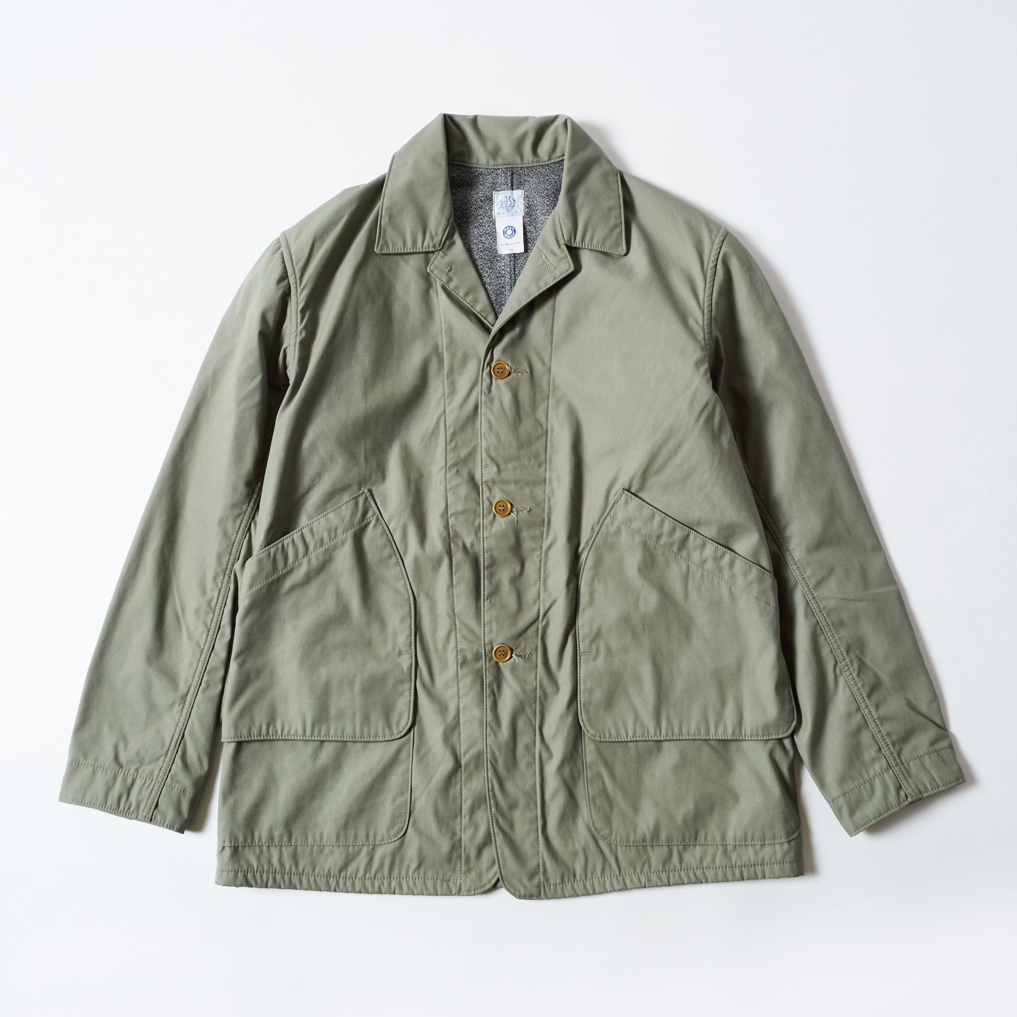 DEE Hunter Coat : poly/cotton sateen sage 