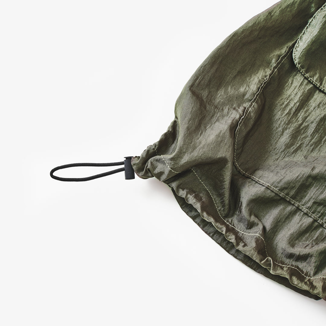 POST O'ALLS / CTB DEE V crinkle nylon taffeta |