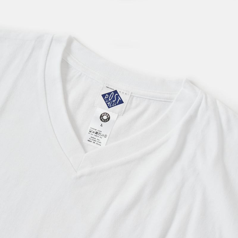 V neck 3pack tee Ver.2 (3PV2-WH) : white (Shop Special)