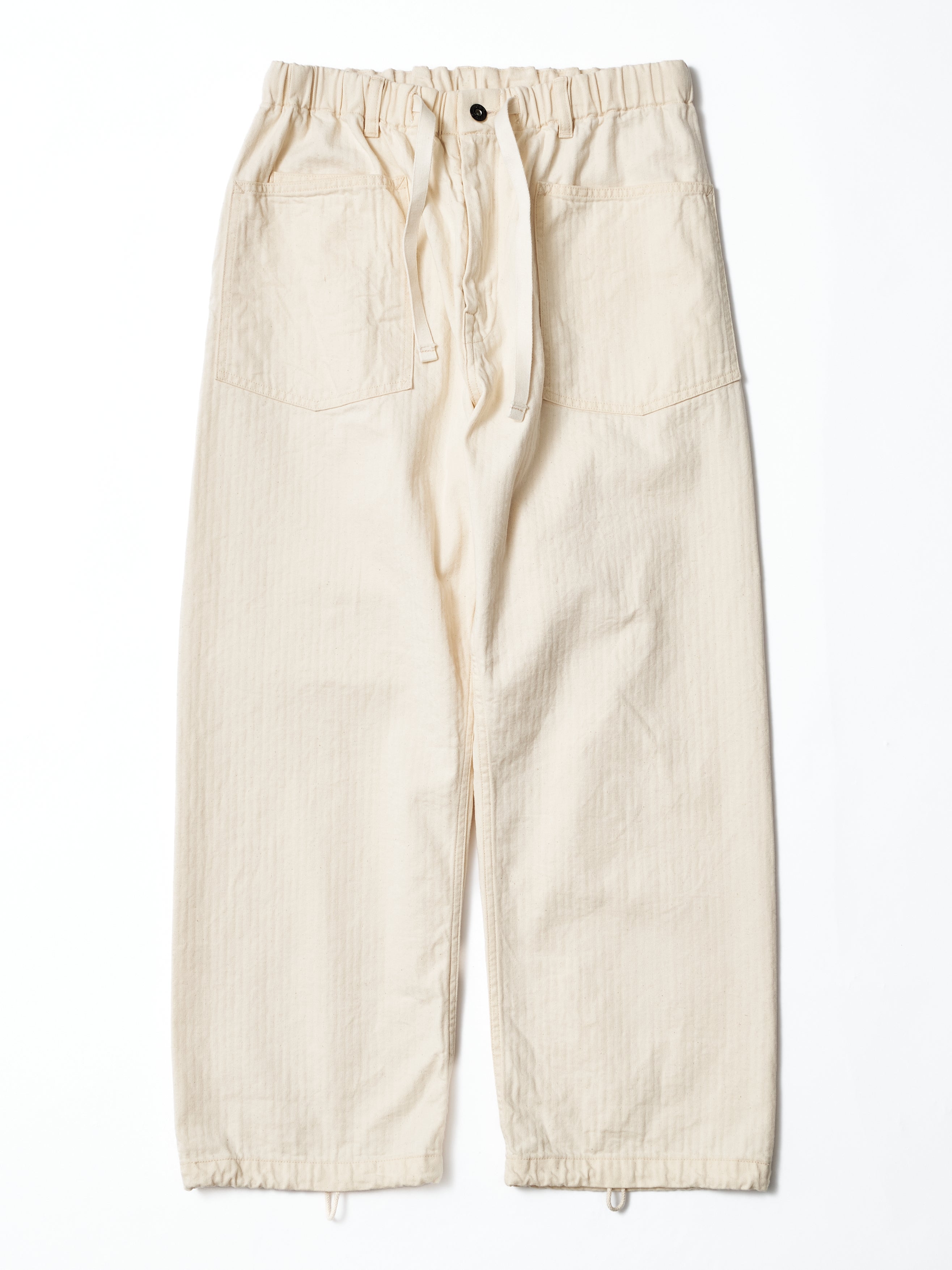 #3313-HN E-Z ARMY-NAVY Pants 2 : cotton HBT natural_1