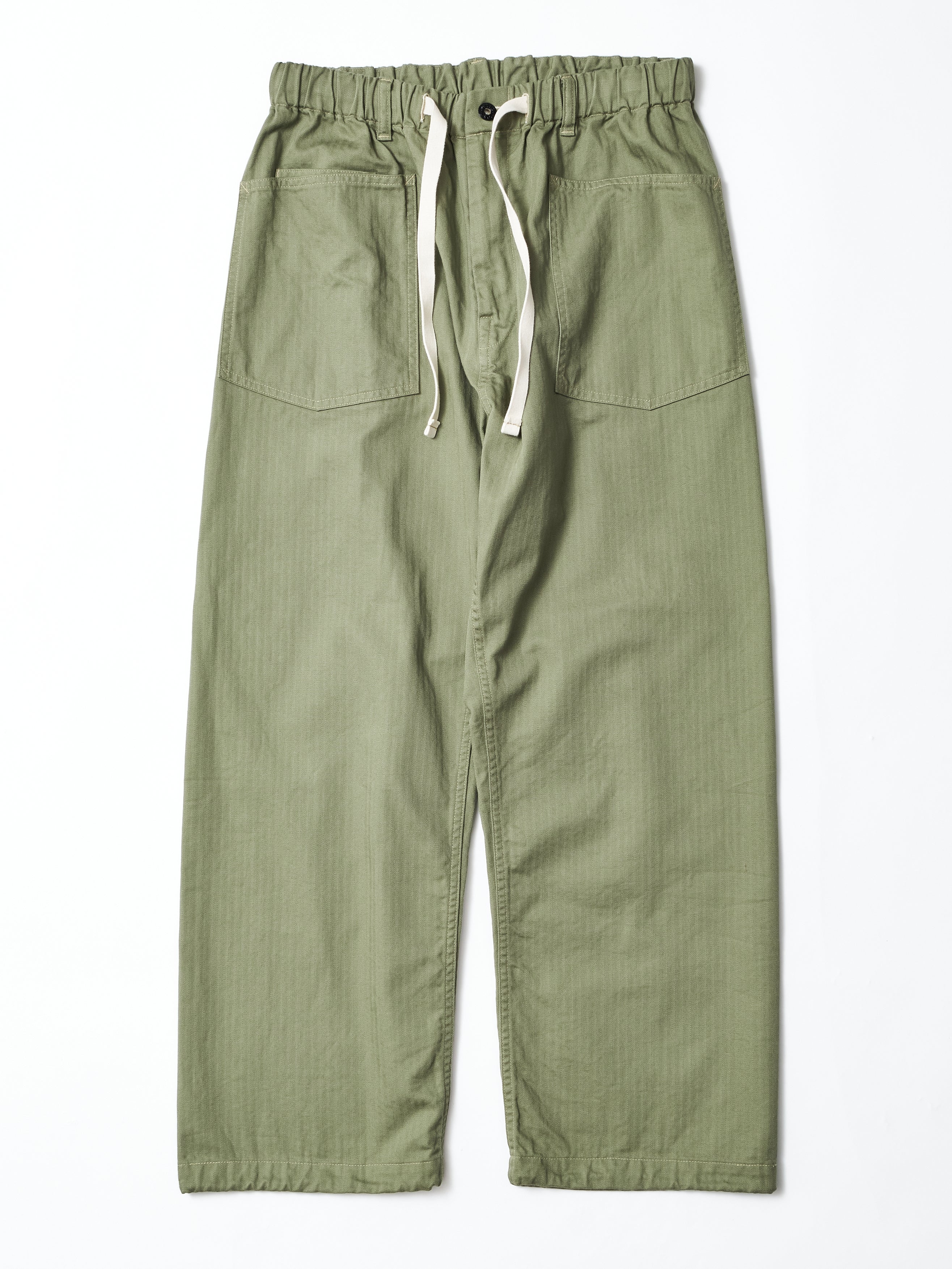 #3313-HS E-Z ARMY-NAVY Pants 2 : cotton HBT sage_1