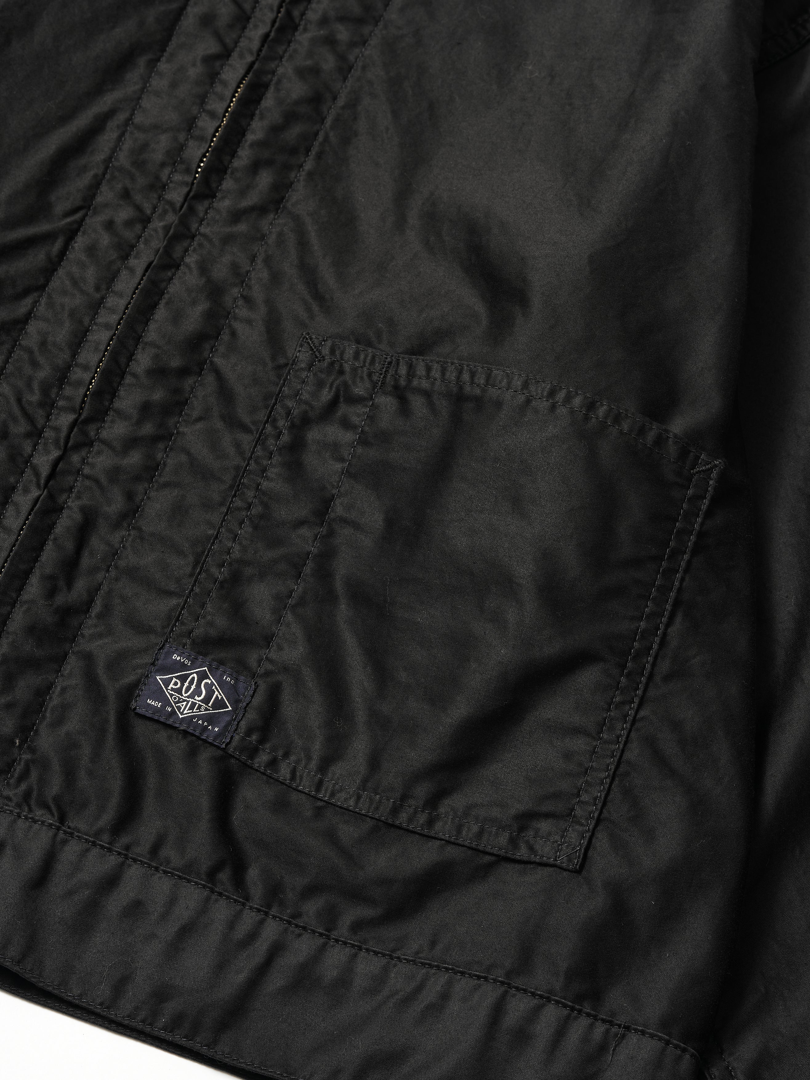 #3144-LMB Mechanic Blouse 3 : light moleskin black_3