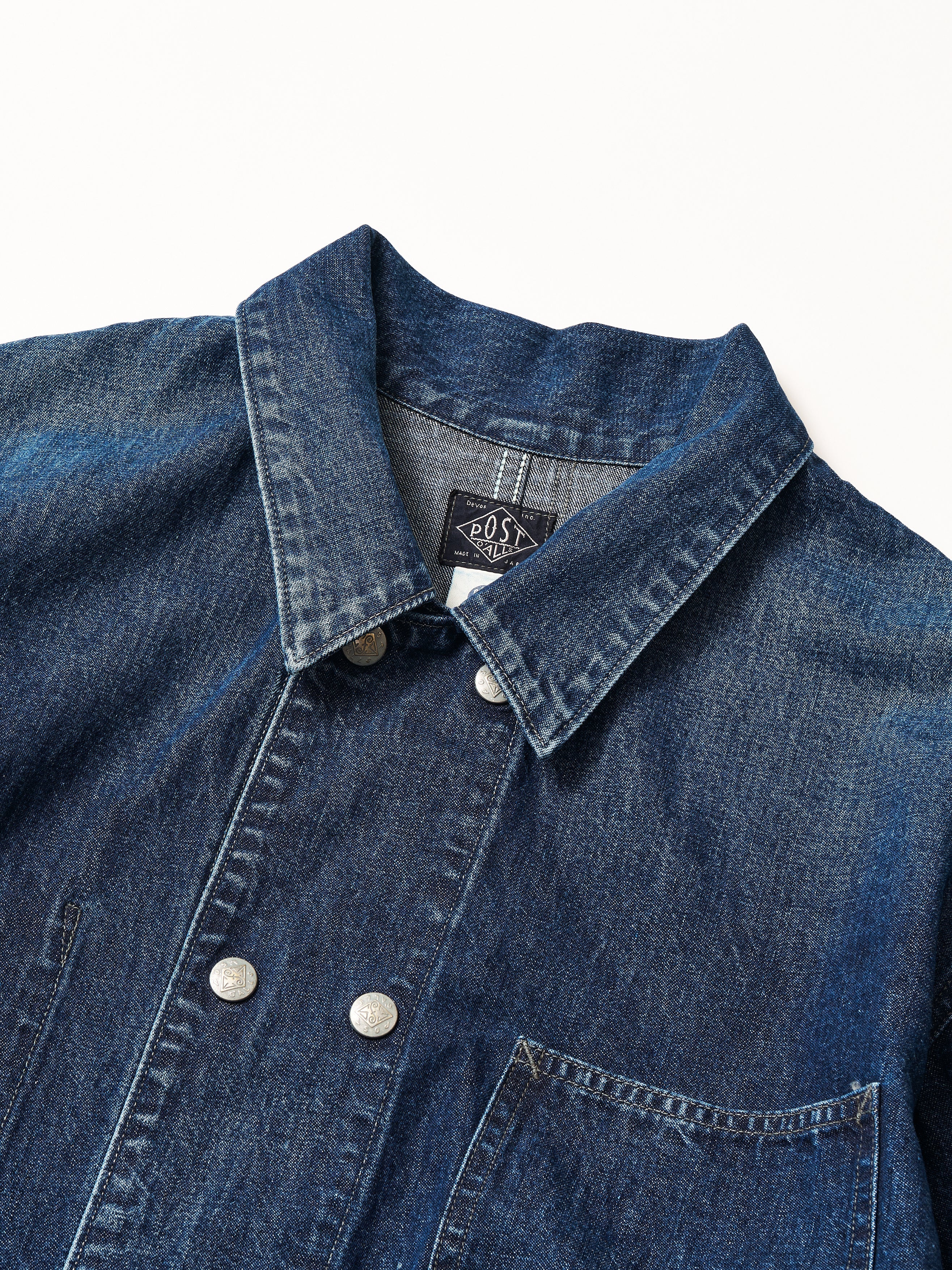 #3141-01W Mattalini DUBBLE : 10oz. Denim worn indigo_4