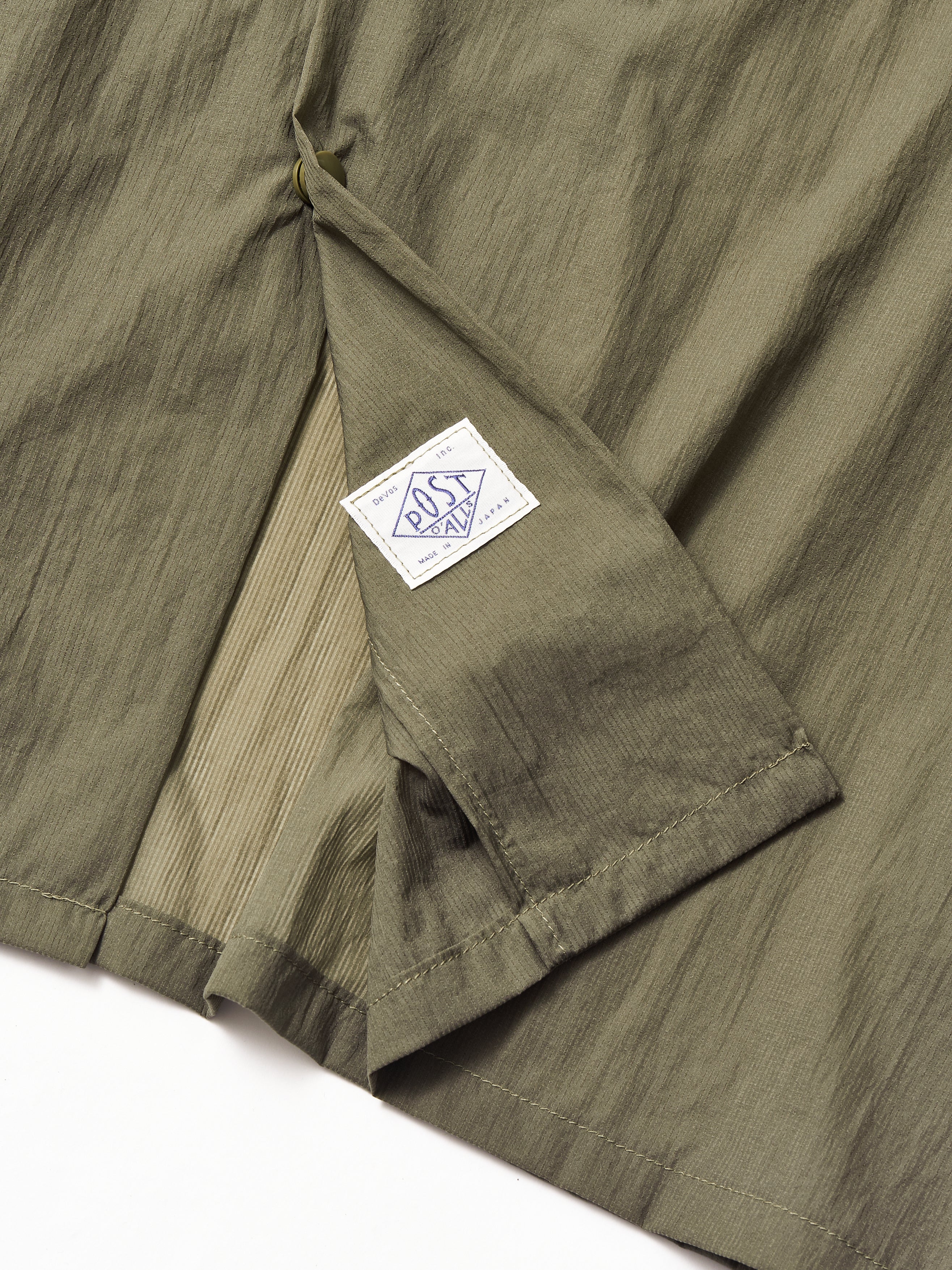 #1207BS-PMO New Basic Shirt S/S : poly mesh olive_3