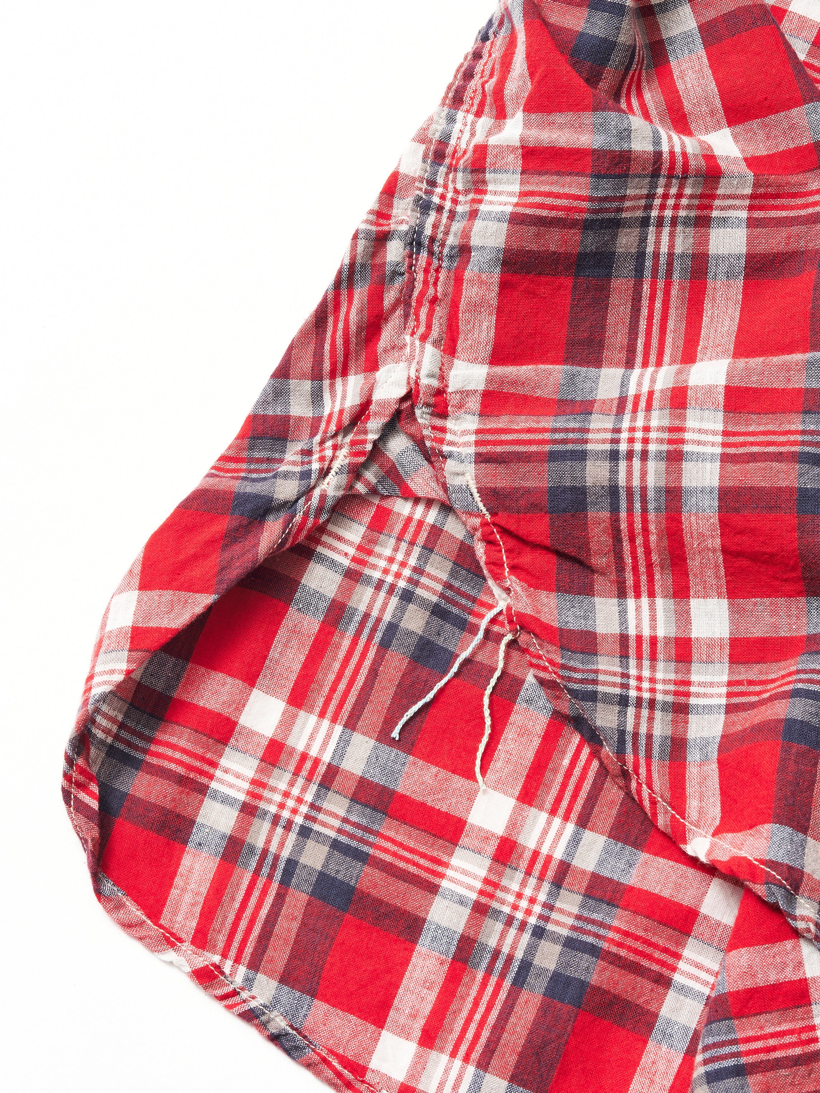 #1206S-MR No.6 Shirt S/S : madras check red_5
