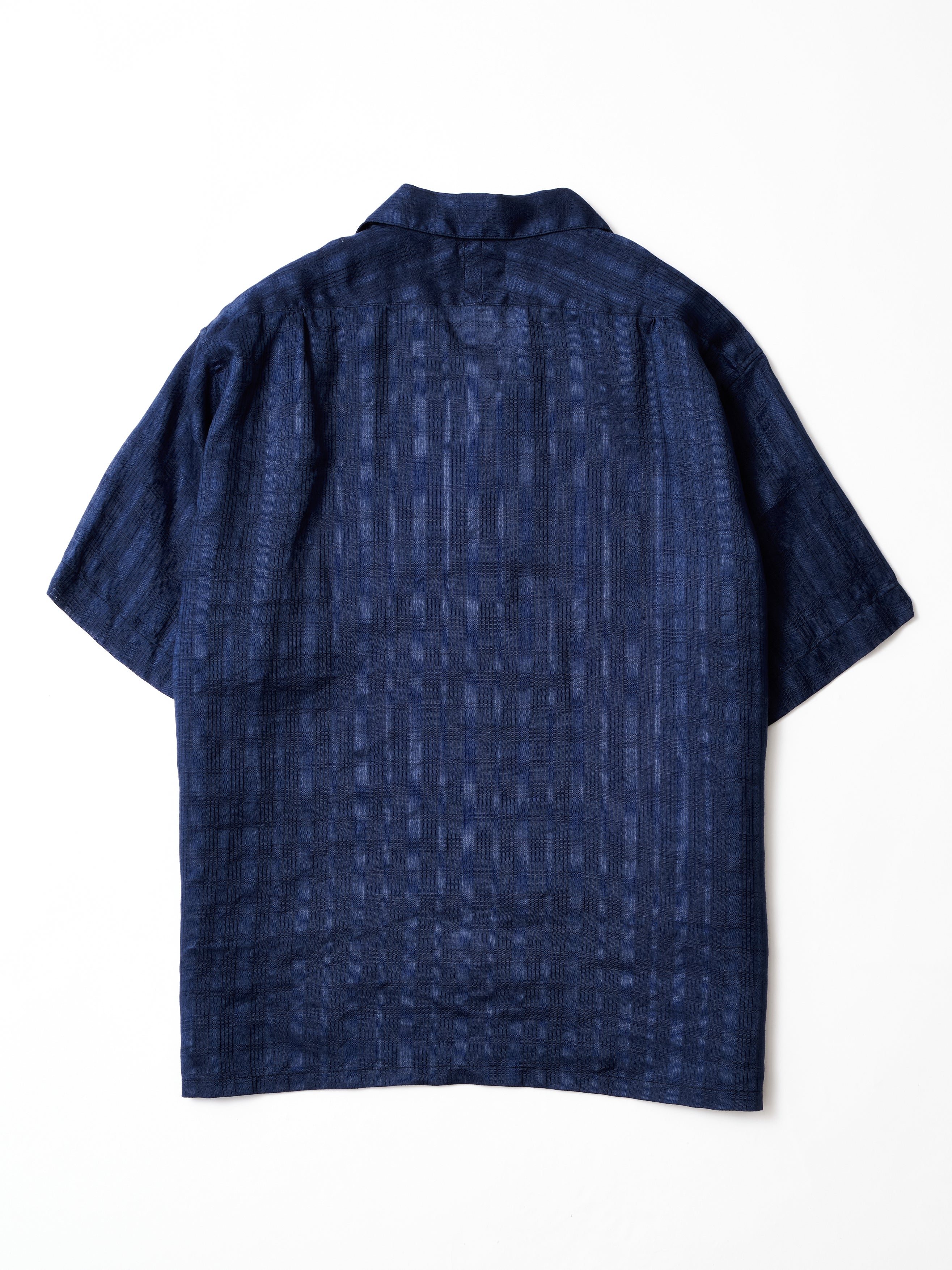 #3231S-MPN Fever 2 S/S : mesh panama lamie navy_7