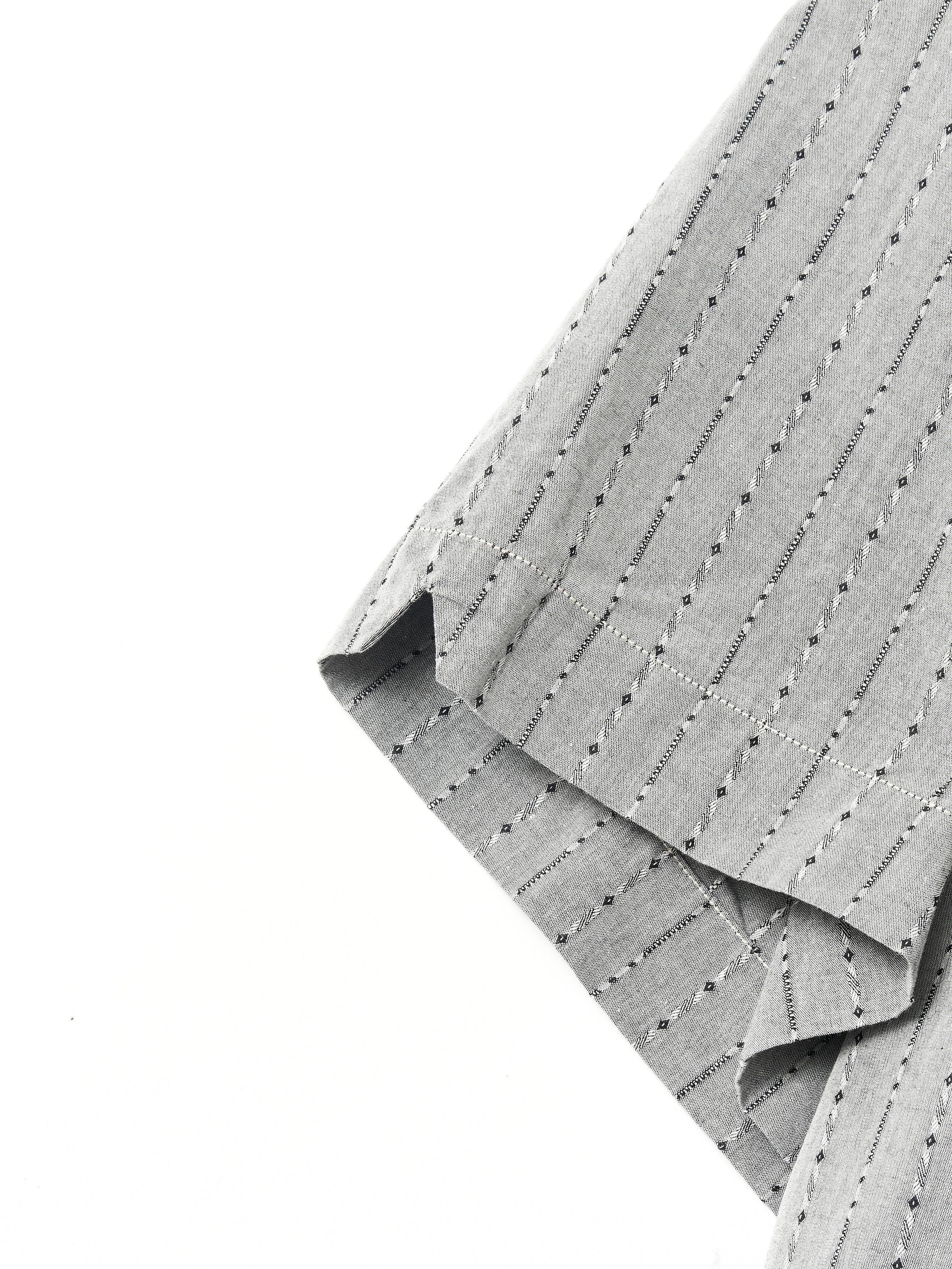 #3231S-DC2 Fever 2 S/S : dobby chambray grey_5