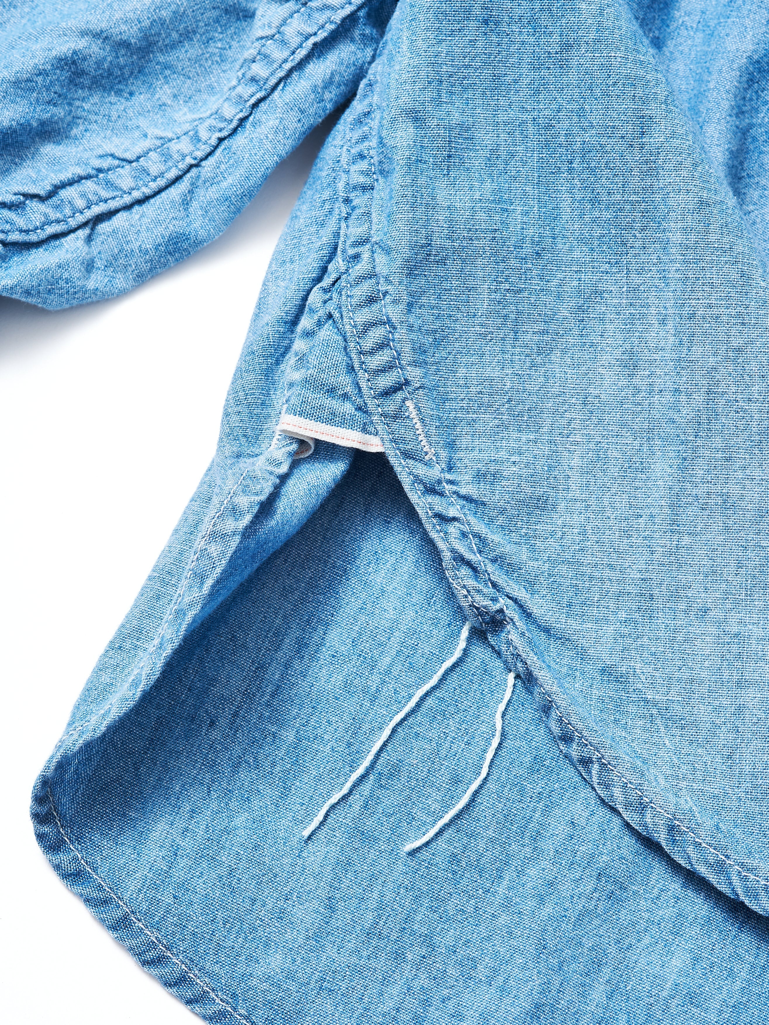 #3235-11W Frontier : chambray indigo worn wash_3
