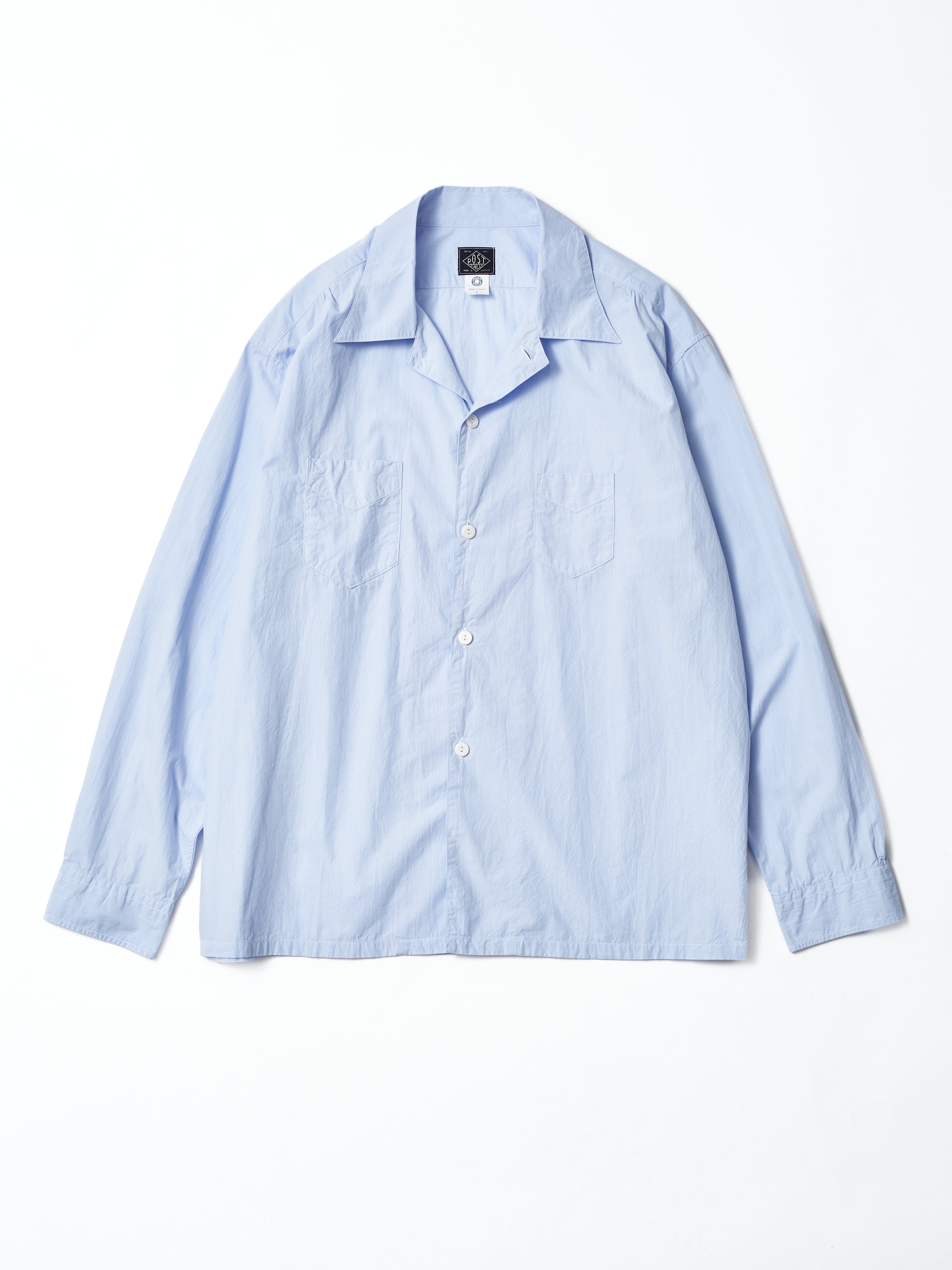 #3233-CBB E-Z POST Universal : checker broadcloth pale blue_1