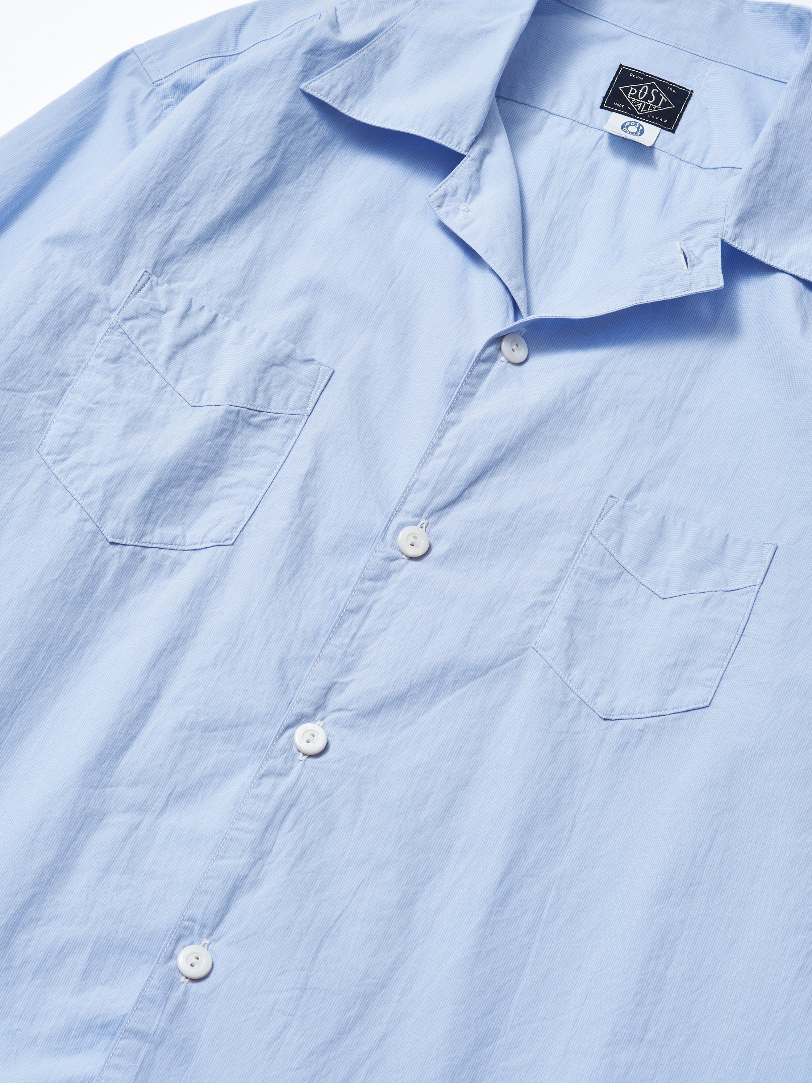#3233-CBB E-Z POST Universal : checker broadcloth pale blue_3