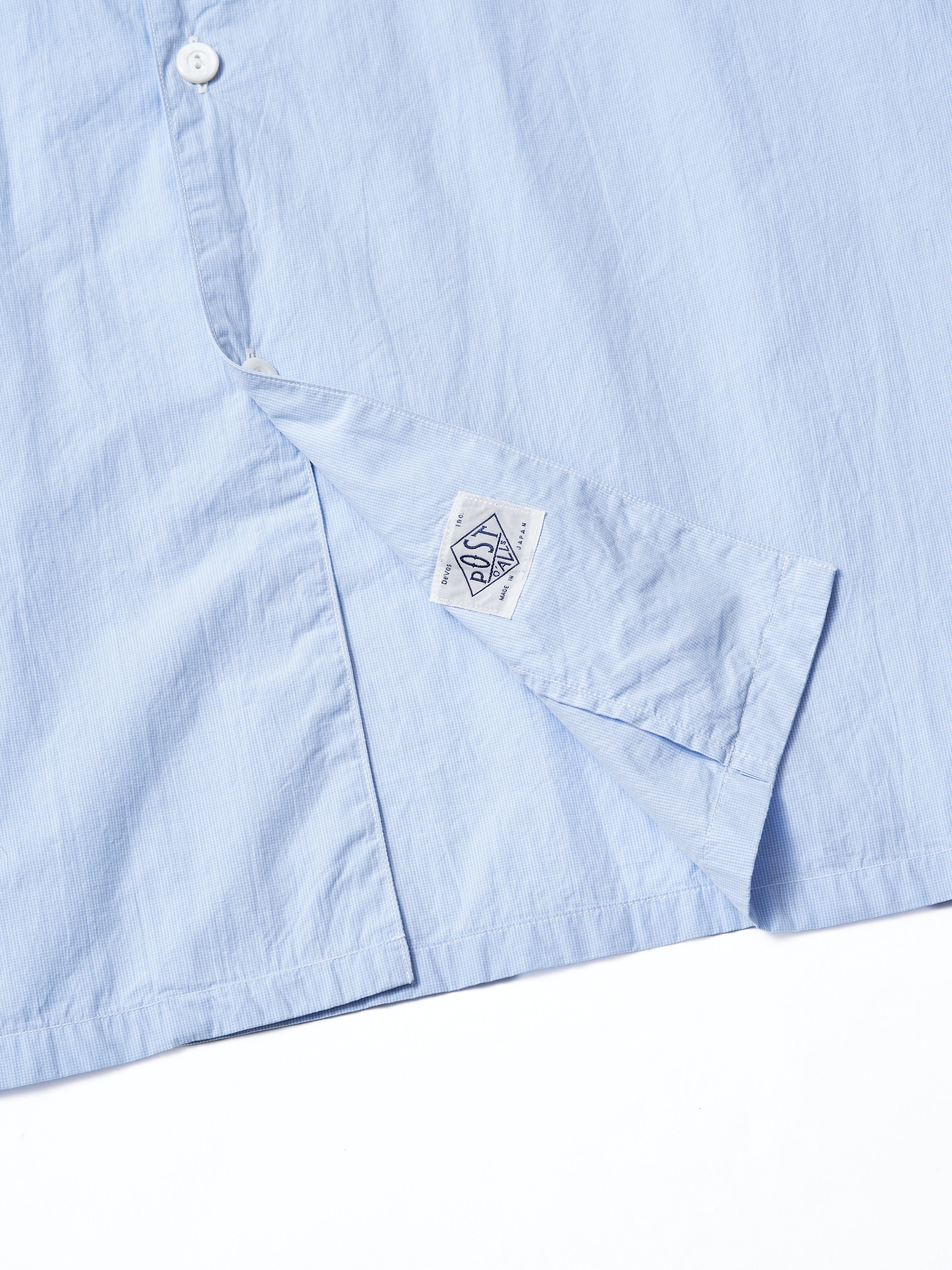 #3233-CBB E-Z POST Universal : checker broadcloth pale blue_4
