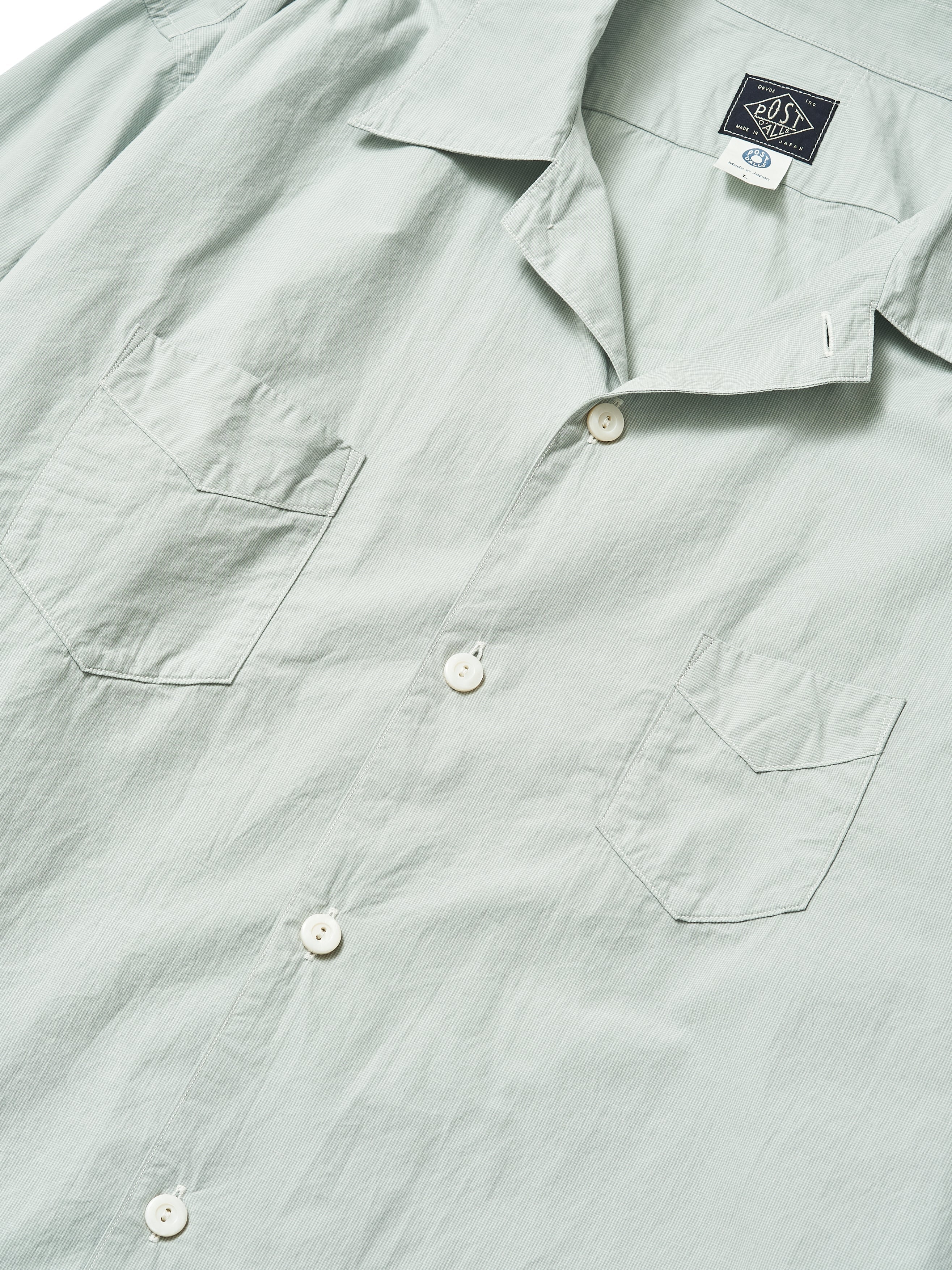 #3233-CBG E-Z POST Universal : checker broadcloth pale green_3
